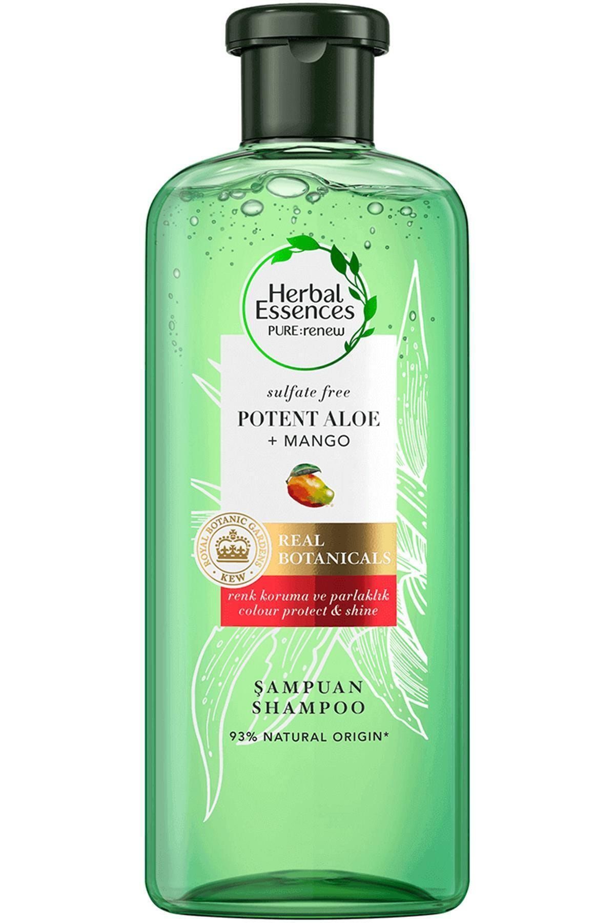Herbal Essences Aloe Gücü + Mango Sülfatsız Şampuan 380ml şampuan-1132