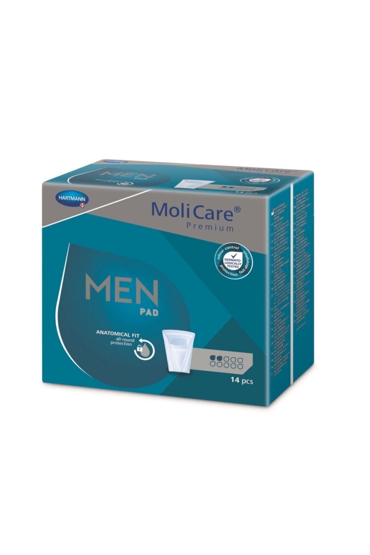 Hartmann Molicare Premium Men Pad 2 Damla Erkek Mesane Pedi Aktif Koruma 14 Lü ( 12 Paket )