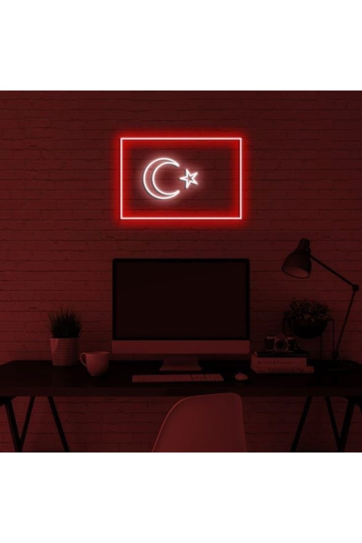 NeonSpectral "türk Bayrağı" Neon Led Tabela