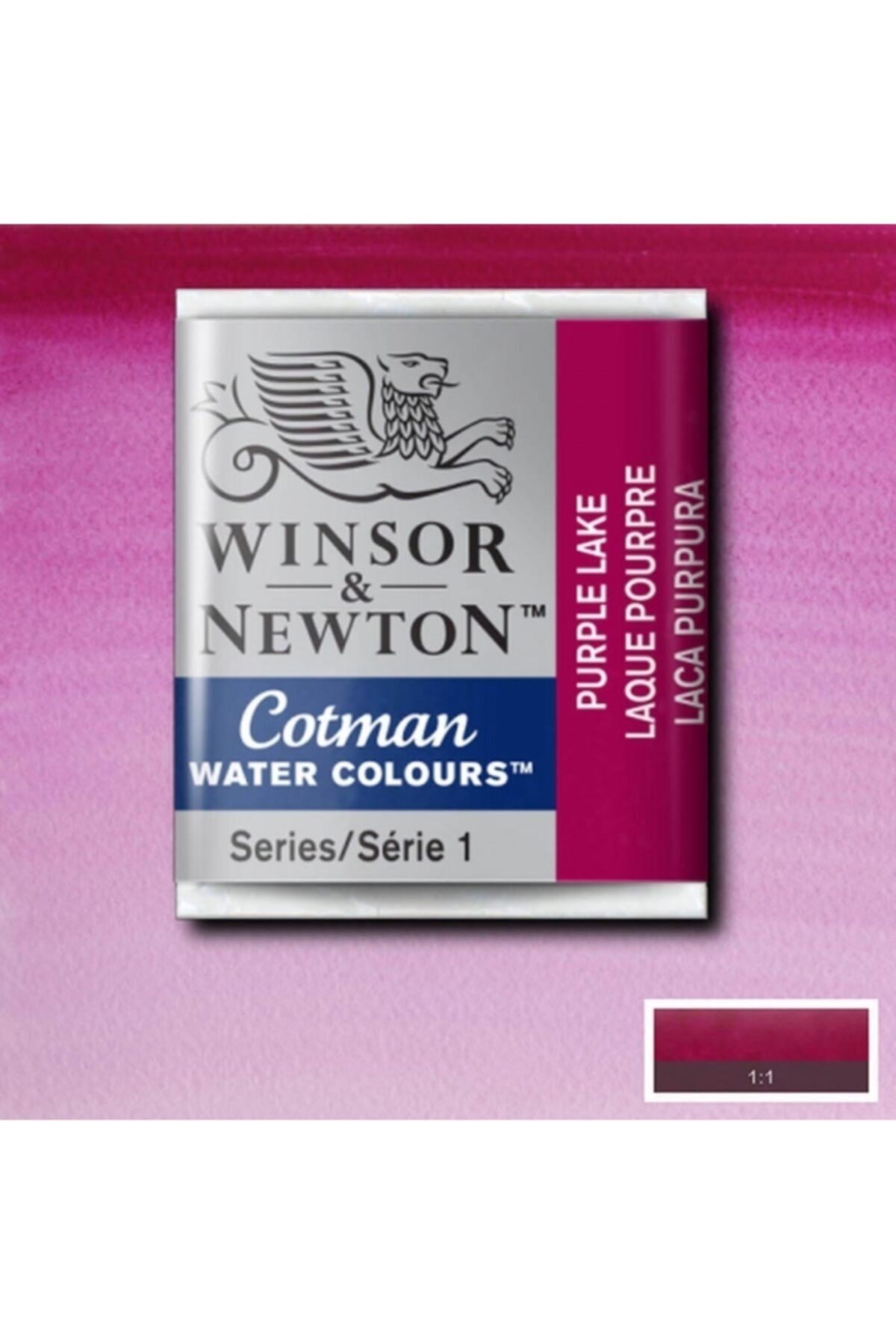 Winsor Newton Cotman Sulu Boya Yarım Tablet - Purple Lake 544