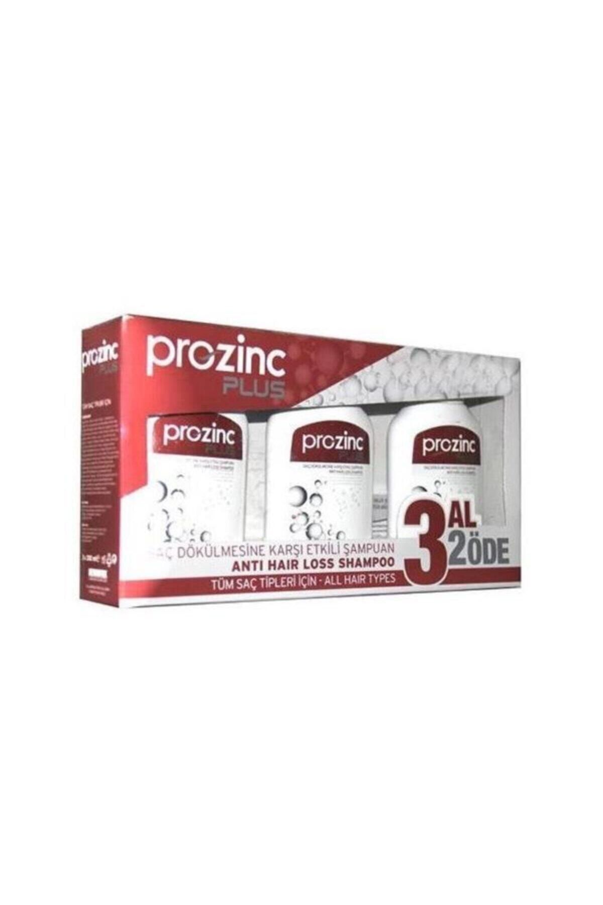Prozinc Plus Şampuan Saç Dökülmesine Karşı Etkili Günlük Kullanım Şampuanı 3x300 ml