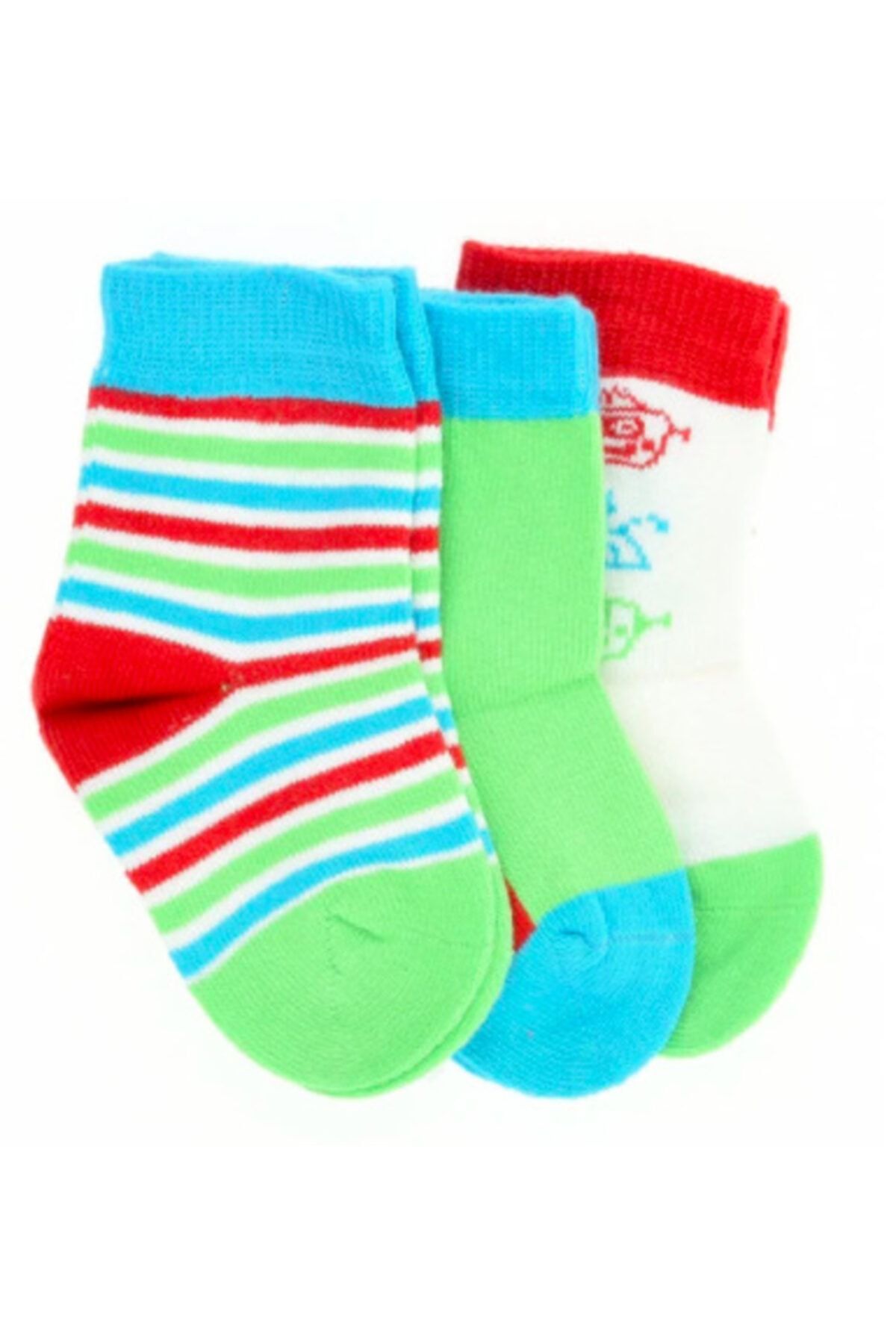 Pixter Bro Erkek Bebek Çok Renkli Çorap  82EBROBSSET