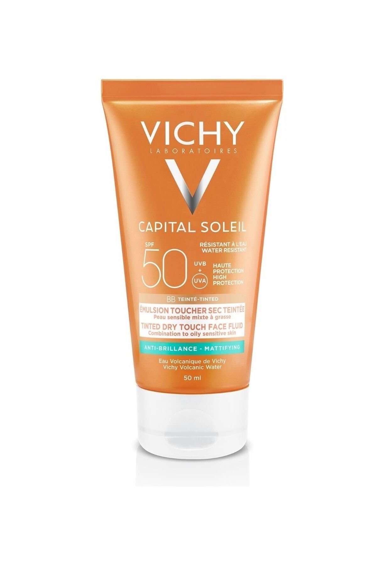 Vichy Karma ve yağlı ciltler için Ideal Soleil Spf 50 Güneş Koruyucu Emülsiyon 50 ml