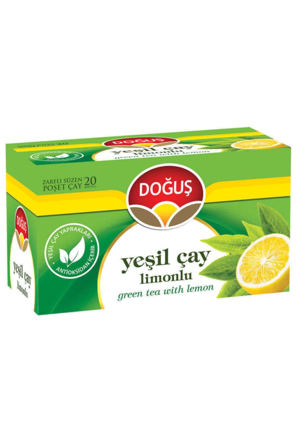 Doğuş Çay Doğuş Yeşil Çay Limonlu Bitki Çayı 20 Li