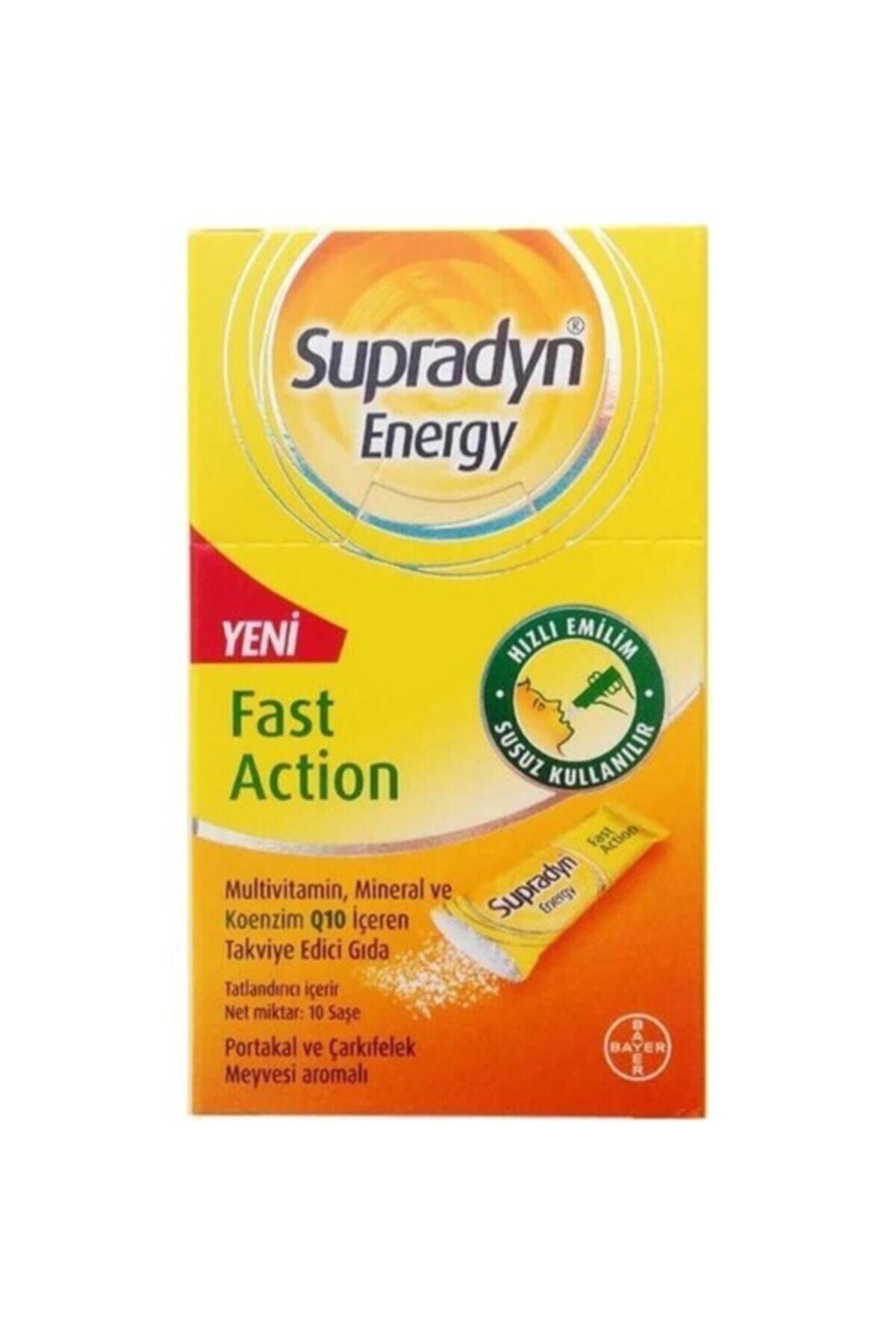 Supradyn Energy Fast Action 10 Saşe - Portakal