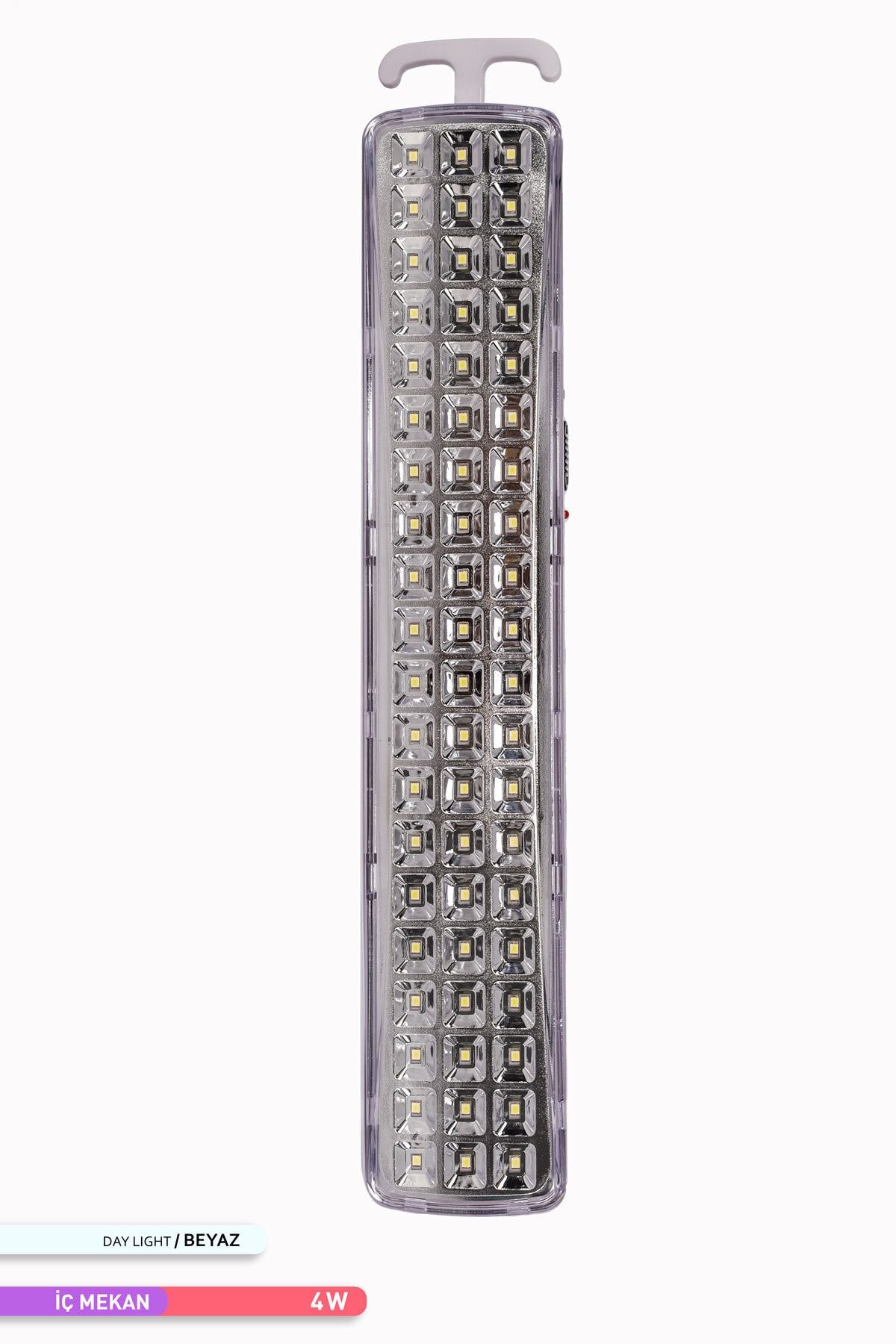 Ack 60 Led'li Şarj Edilebilir Işıldak Acil Durum Aydınlatması, Kamp Lambası 4w