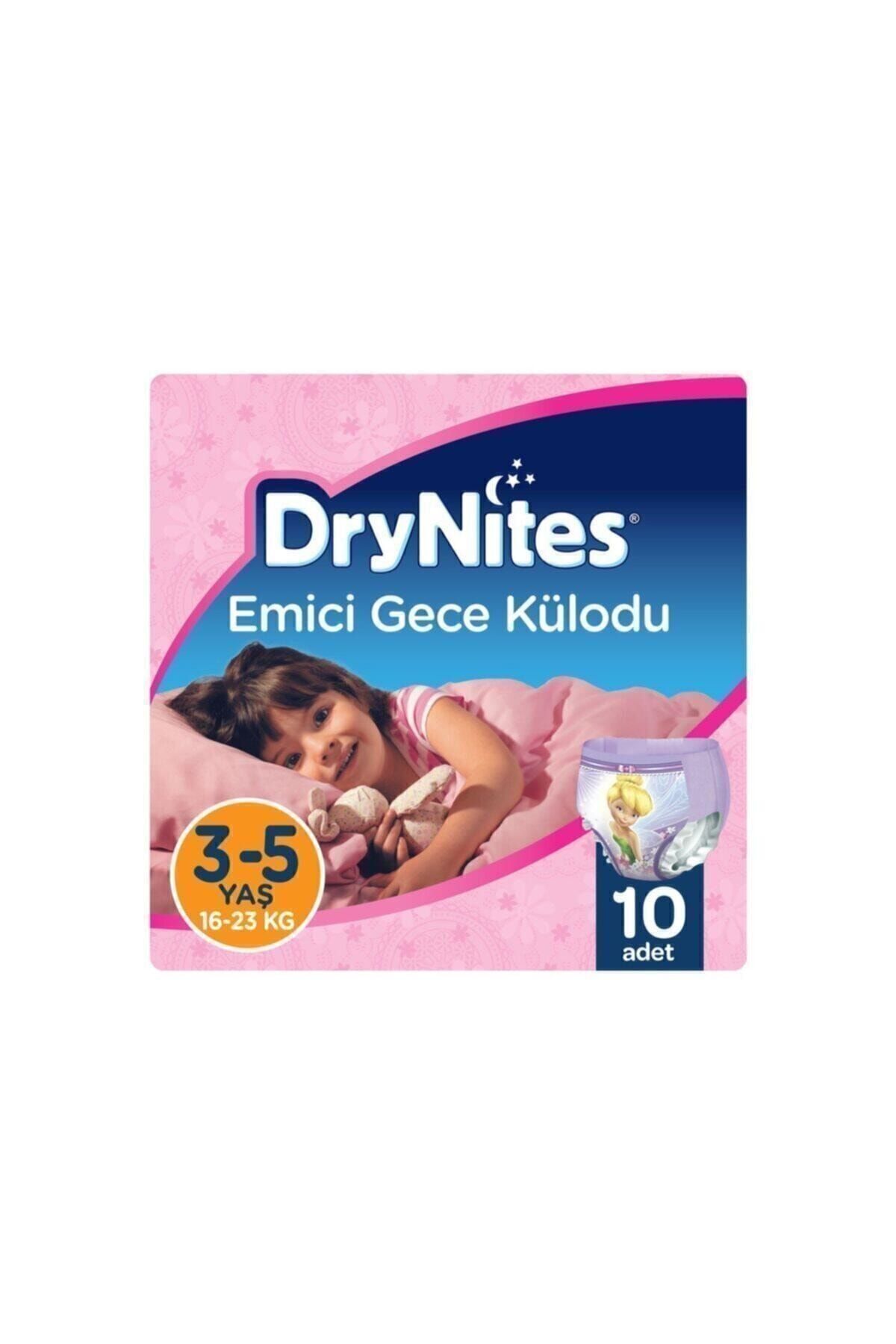 DryNites Huggies Kız Emici Gece Külodu 3 - 5 Yaş 10 Adet