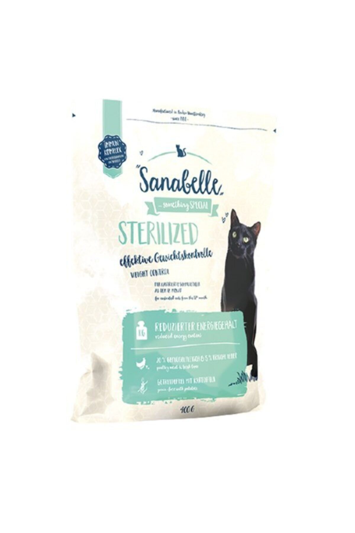 Sanabelle Sterilized Kısırlaştırılmış Tahılsız Kedi Maması 400gr