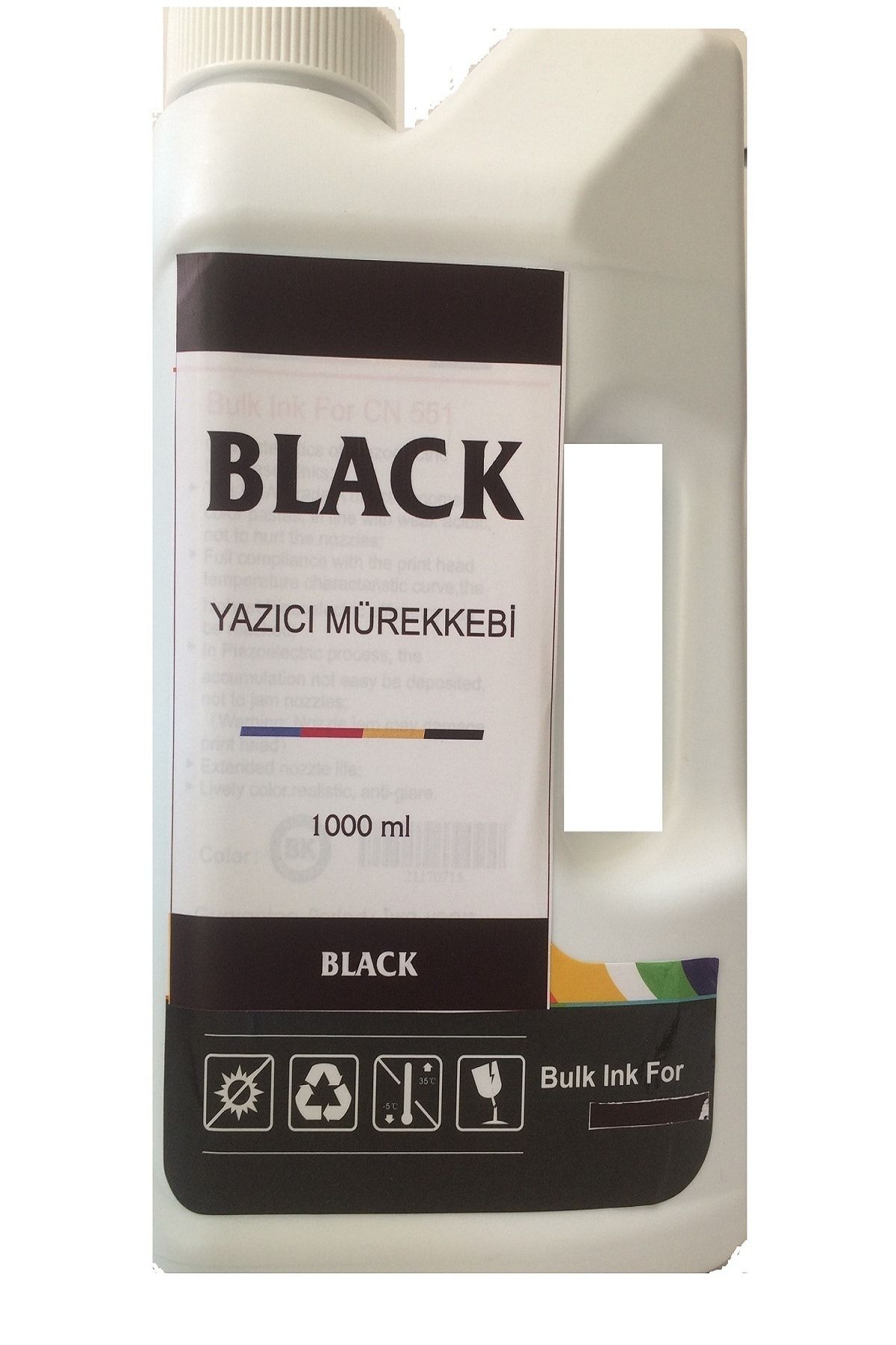 CNRKY Brother Uyumlu 1000 ml Siyah Kartuşlu Yazıcı Mürekkebi / 1 Litre
