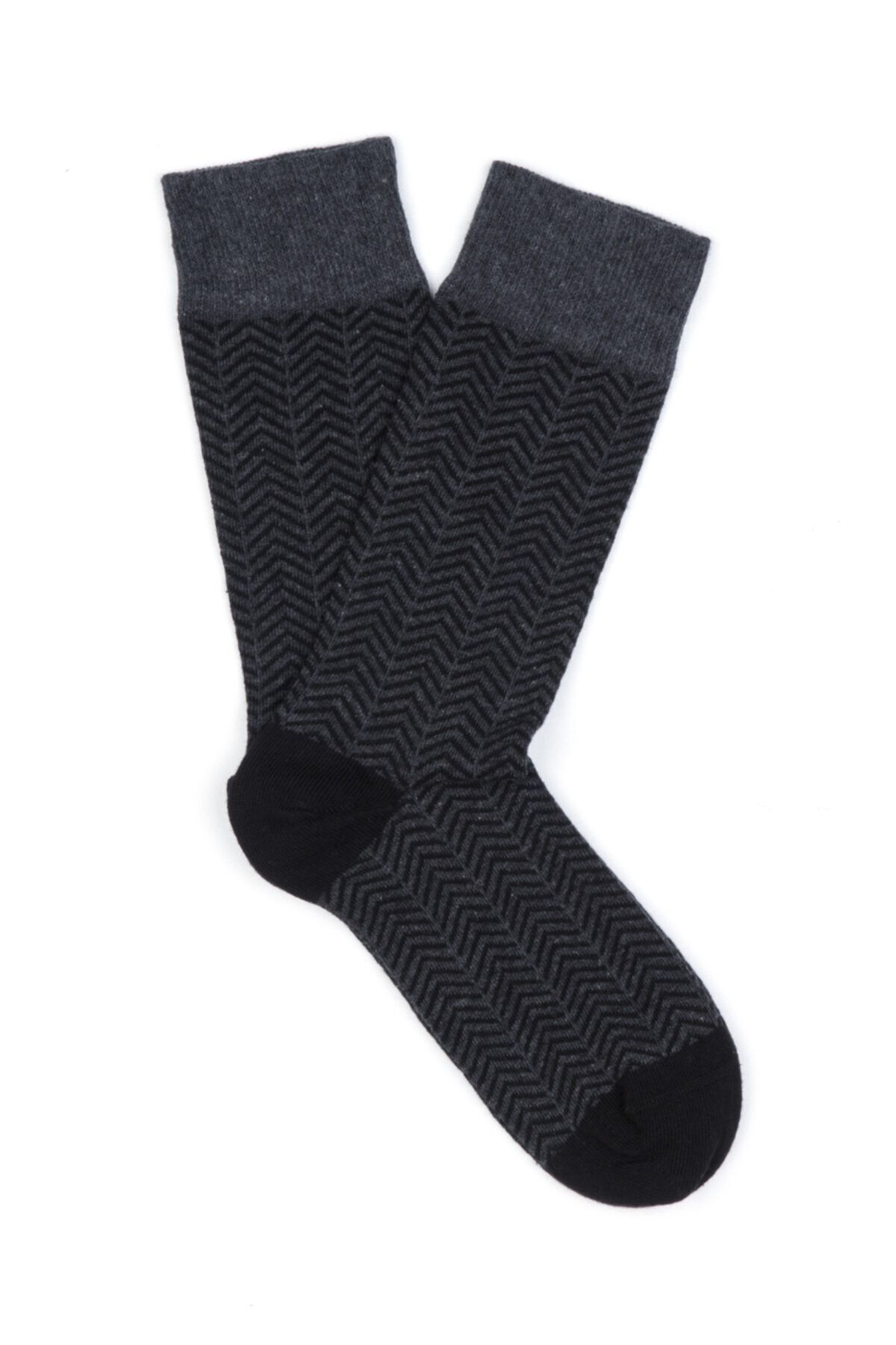 Mavi Siyah Soket Çorap