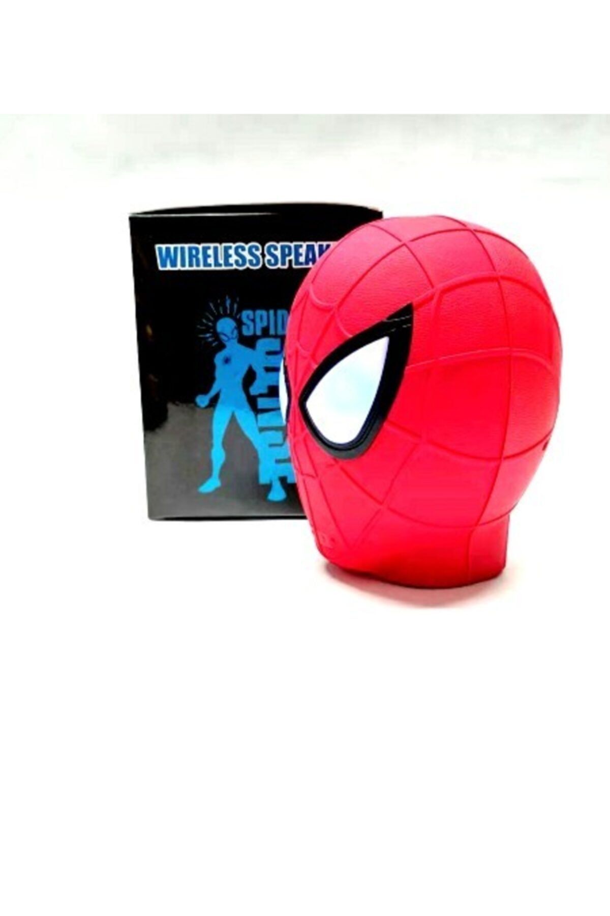 Örümcek Adam Tasarım Spider Man Bluetooth Speaker Hoparlör + Hediye_4