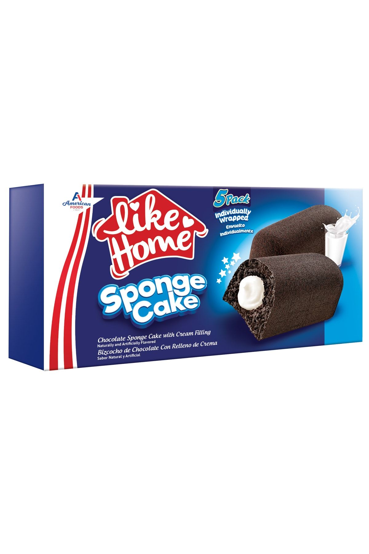 AMERICAN FOOD Lıke Home Sponge Cake Çikolatalı Kutu 200 gr