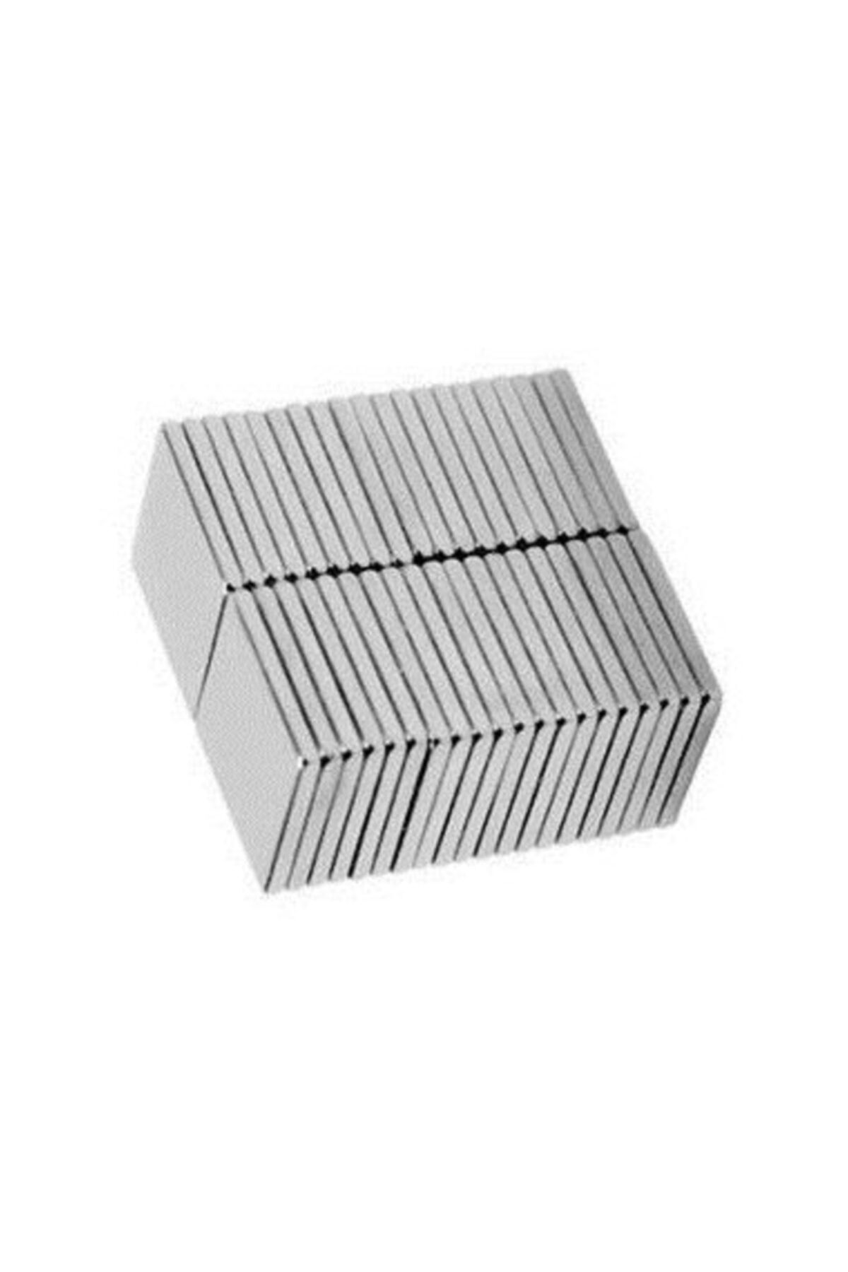Dünya Magnet 100 Adet 10x10x1 Süper Güçlü Kare Neodyum Mıknatıs Magnet (100'lü Paket)