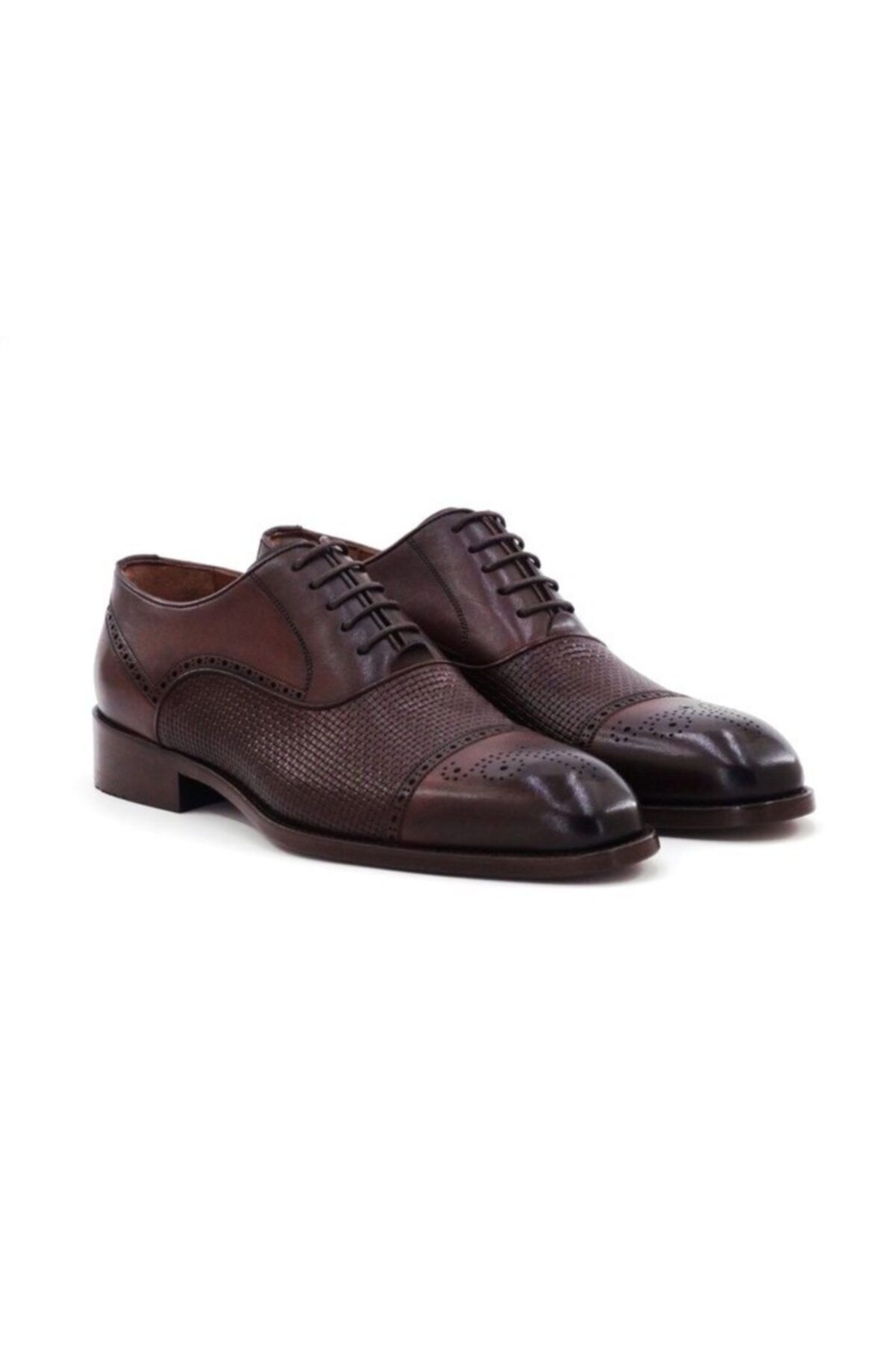 step by step Erkek Kahverengi Klasik Ayakkabı