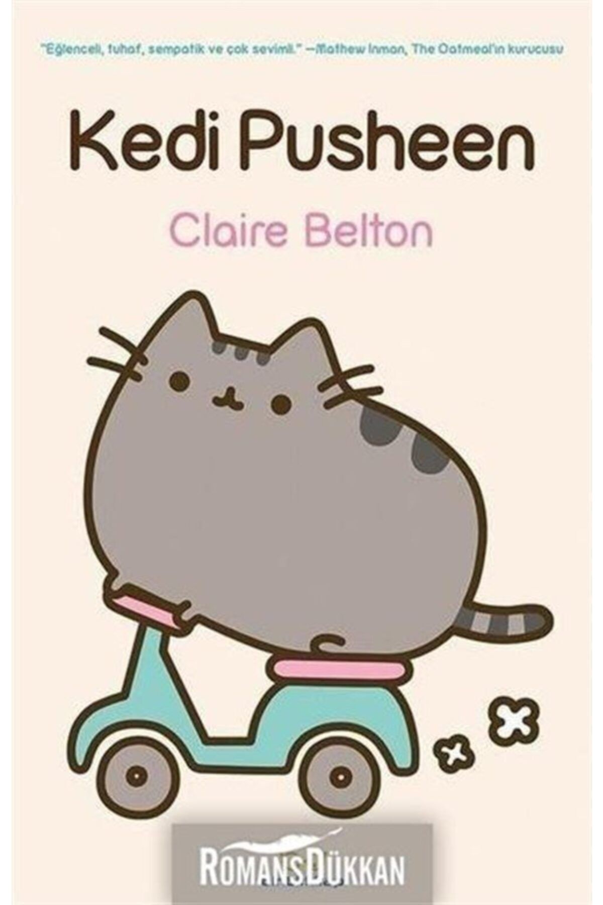 Genel Markalar Kedi Pusheen, Claire Belton, Binbirkitap Yayınevi, Kedi Pusheen Kitabı, 184 Sayfa