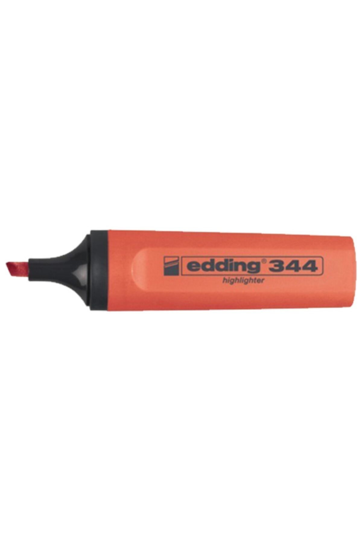 Edding E-344 Fosforlu Kalem Kırmızı 10 Lu Ed34402 (1 Paket 10 Adet)