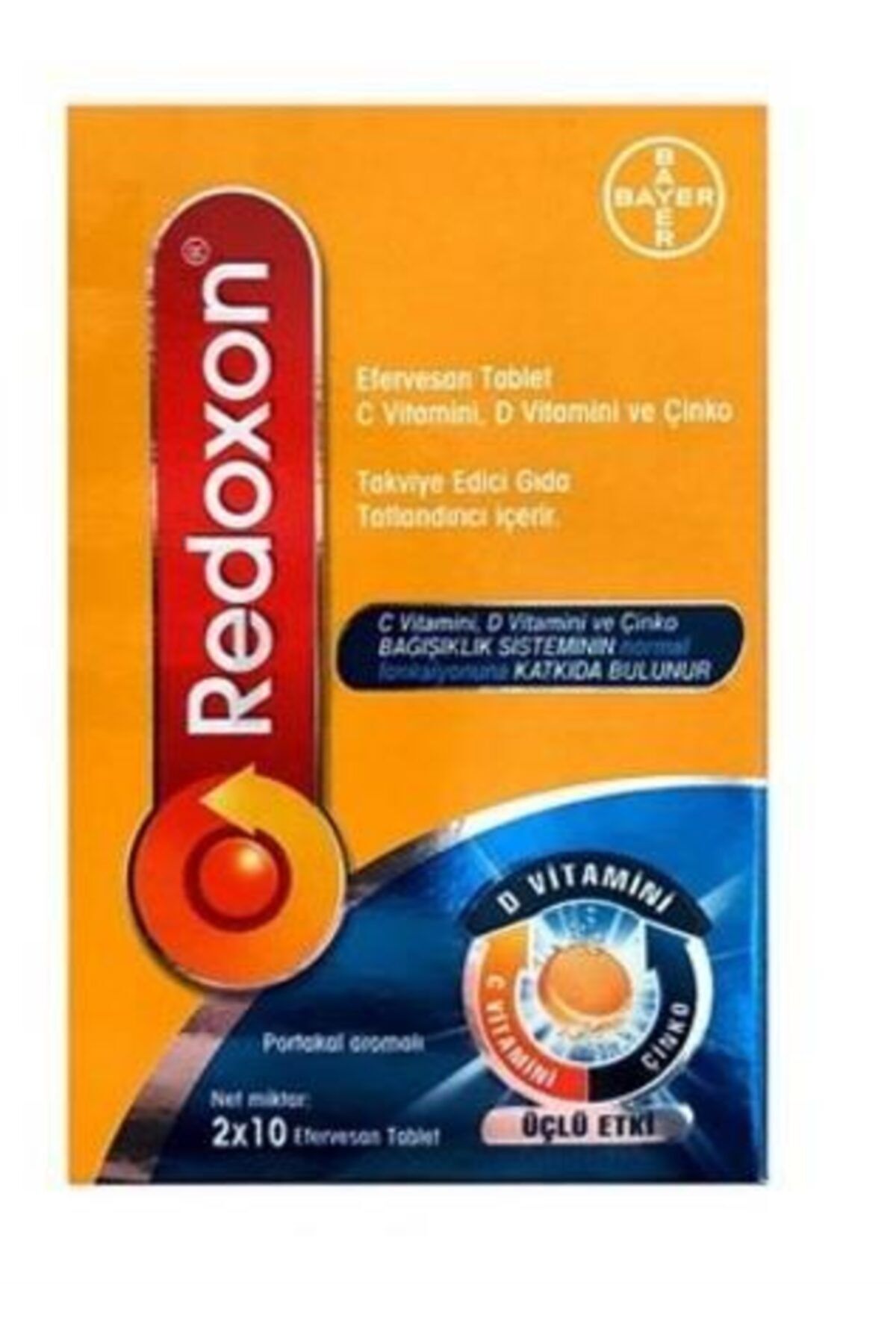 Redoxon Yeni Üçlü Etki 20 Efervesan Tablet