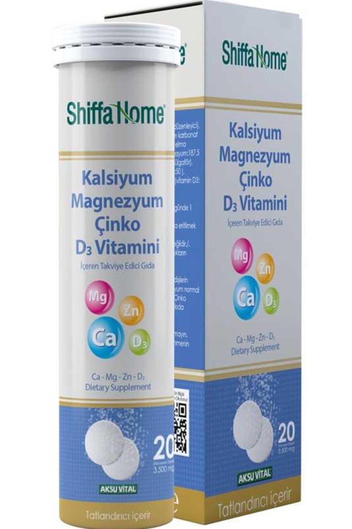 Shiffa Home Kalsiyum - Magnezyum - Çinko - D3 Vitamini