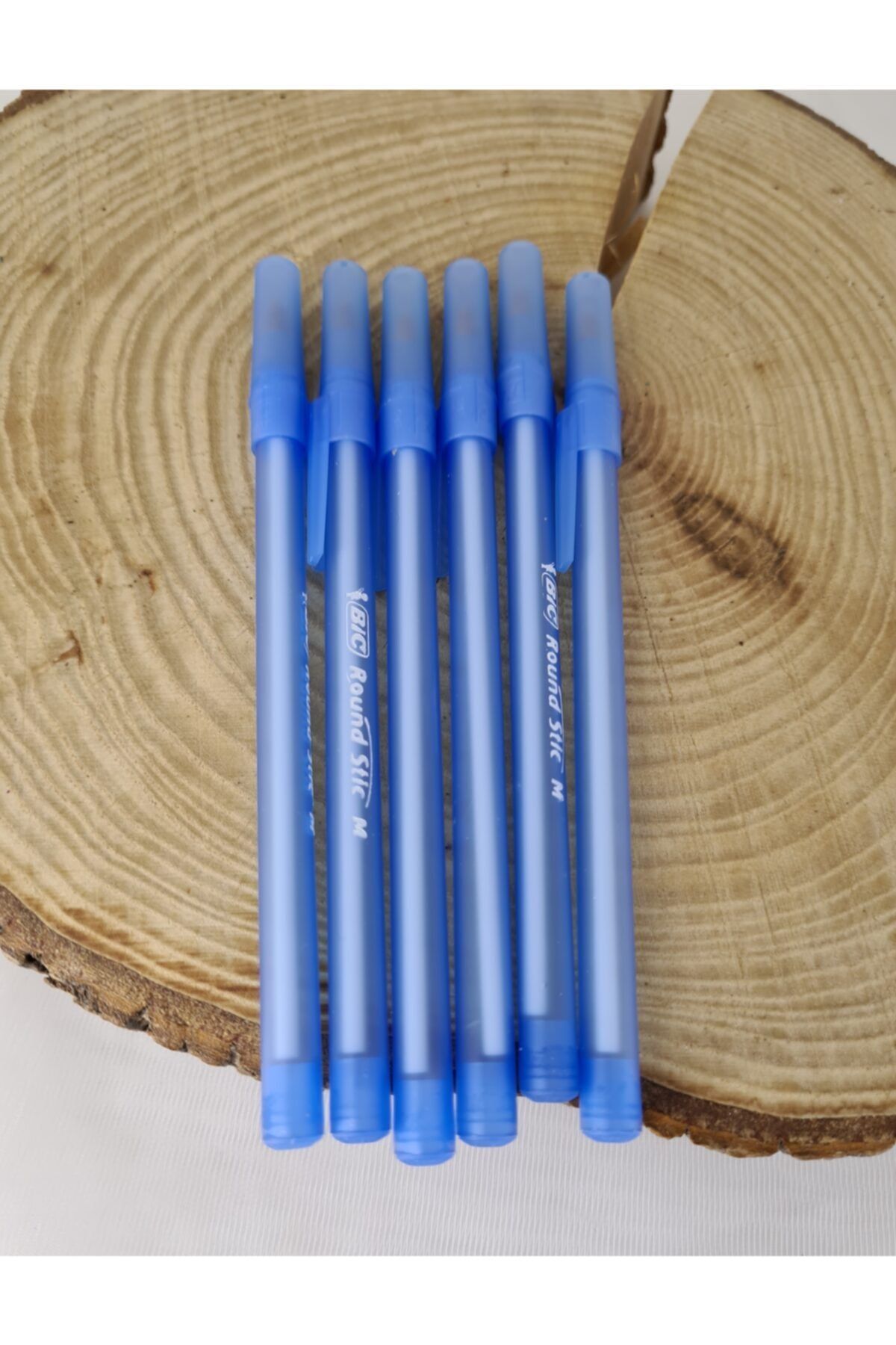 Bic Round Stic Mavi 6 Lı Tükenmez Kalem