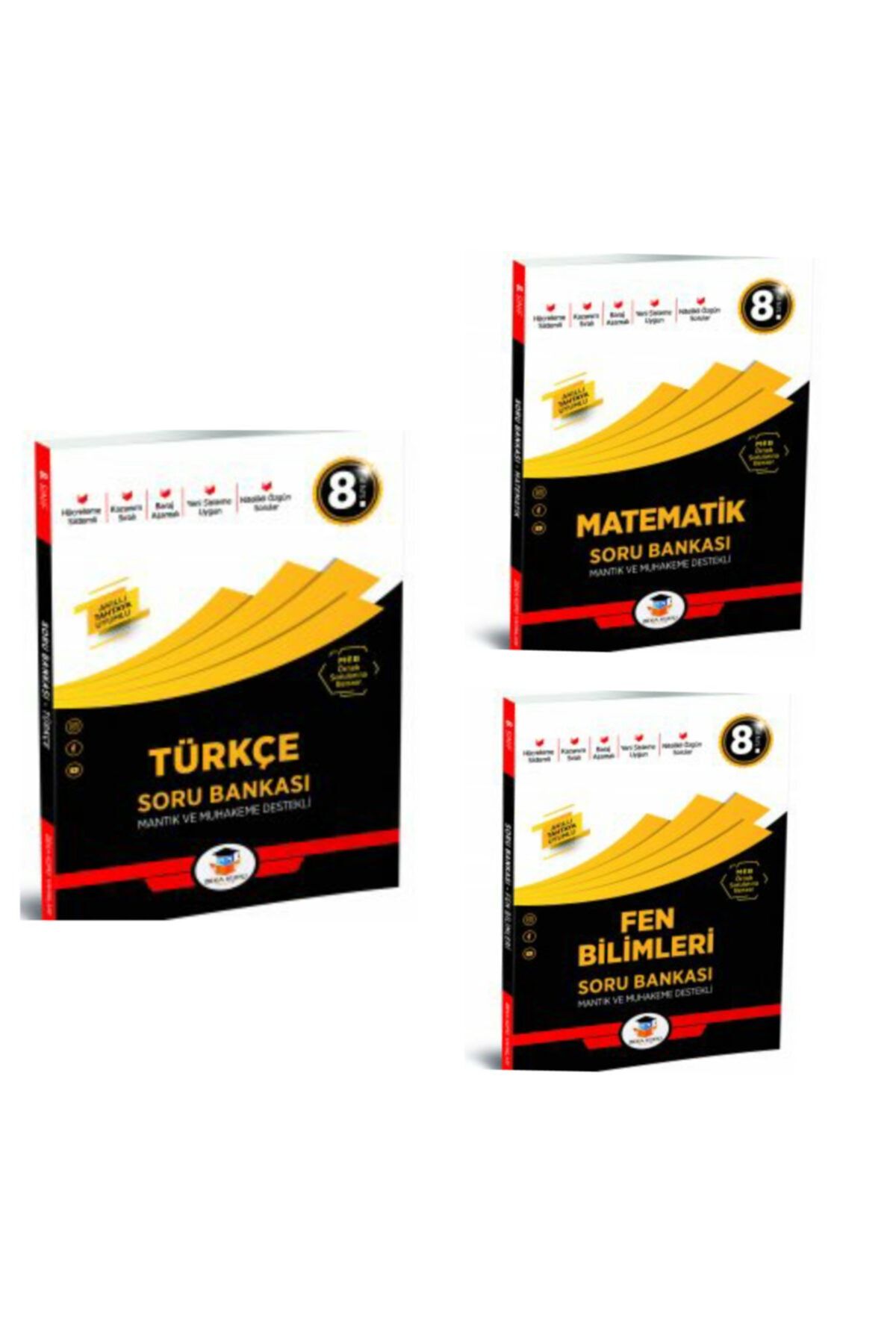 Zeka Küpü Yayınları 8. Sınıf Türkçe-matematik-fen Bilimleri Soru Bankası 3'lü Set