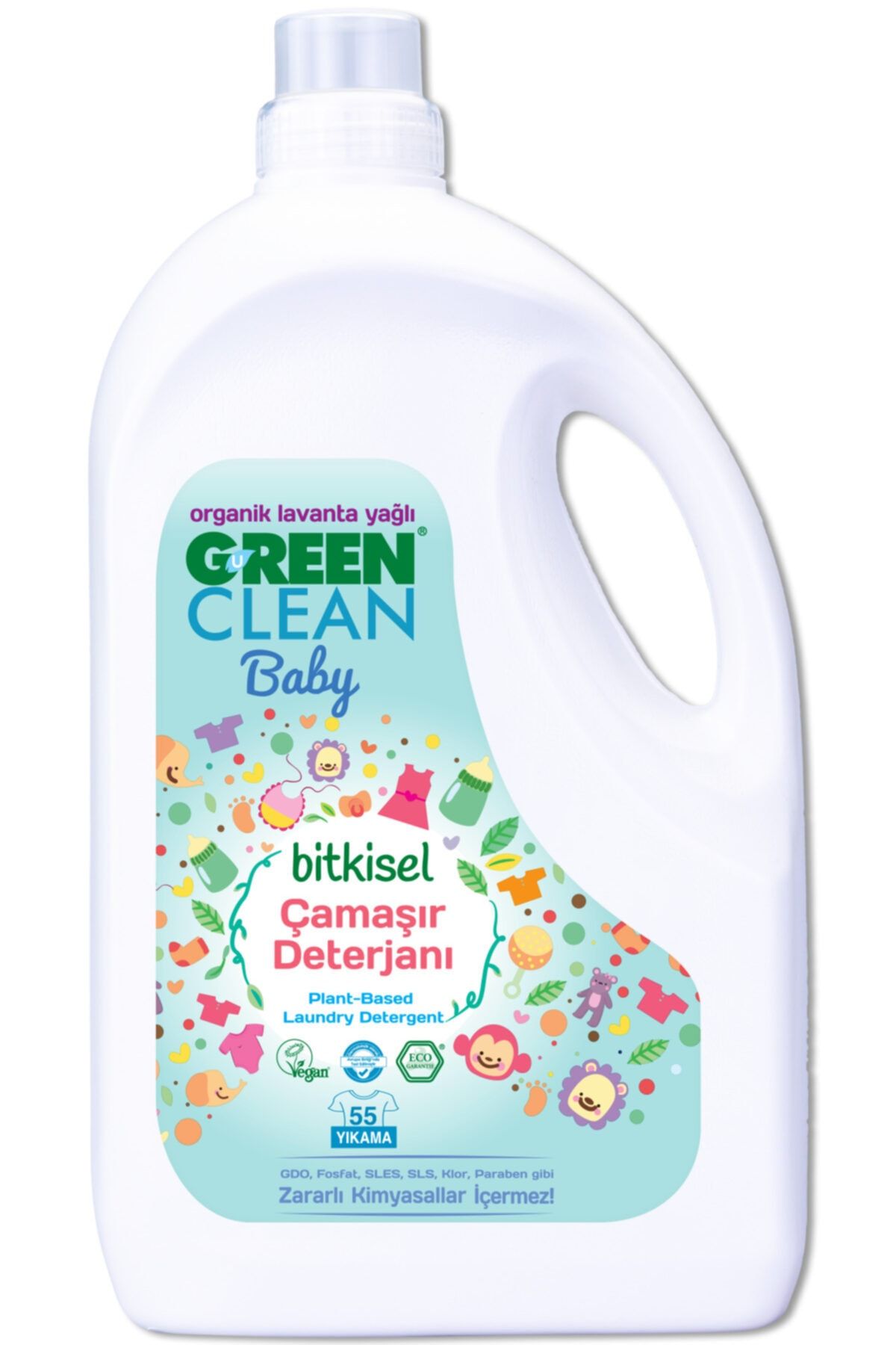 Green Clean Baby Bitkisel Çamaşır Deterjanı Organik Lavanta Yağlı 2,75 lt