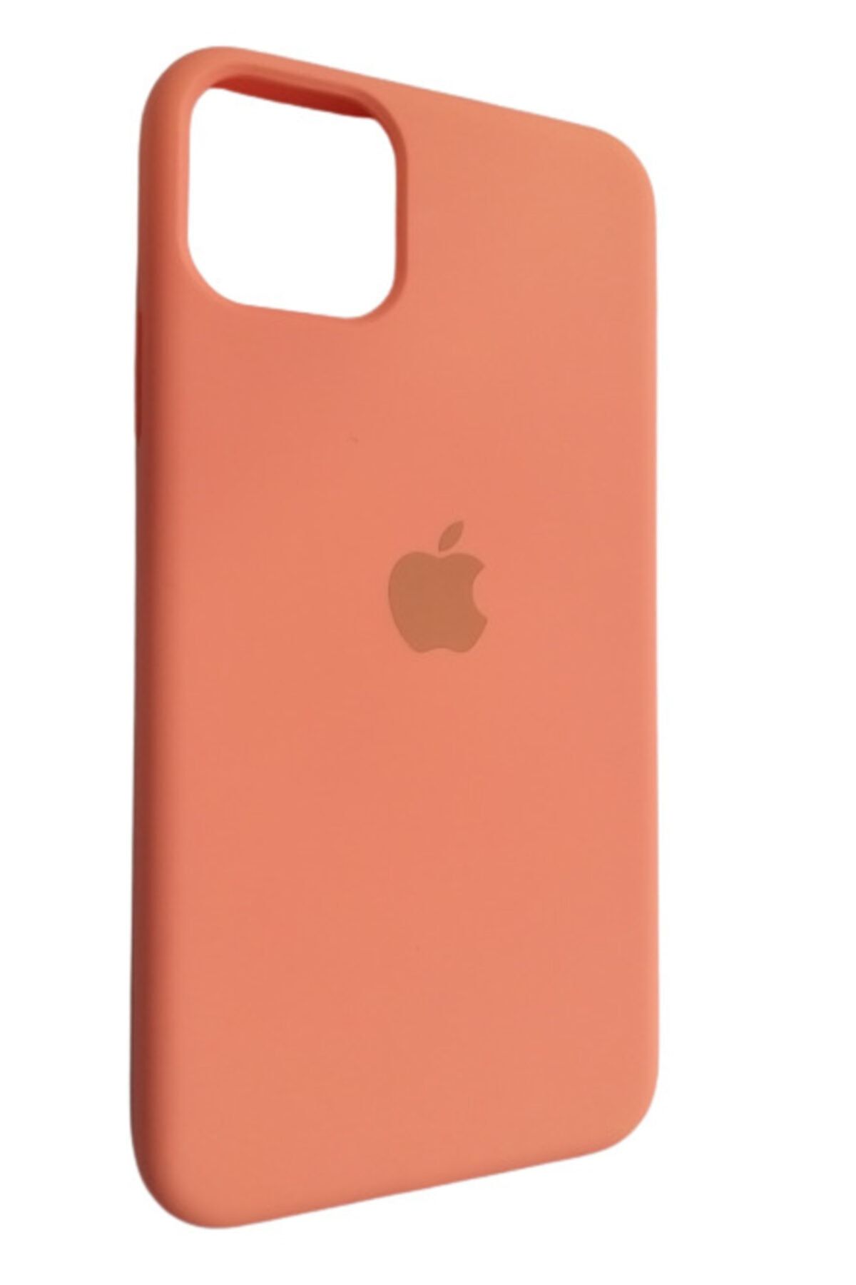 Pirok Store Iphone 11 Promax Turuncu / Orange Lansman Silikon Kılıf Içi Kadife Logolu