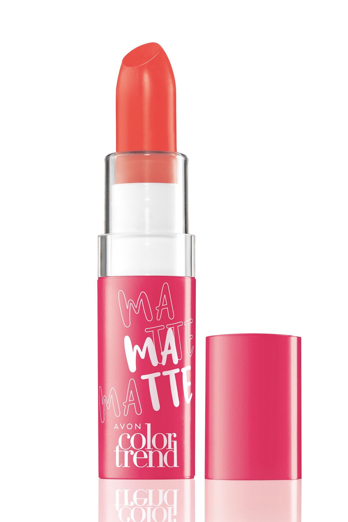 Avon Color Trend Mat Ruj - Coral