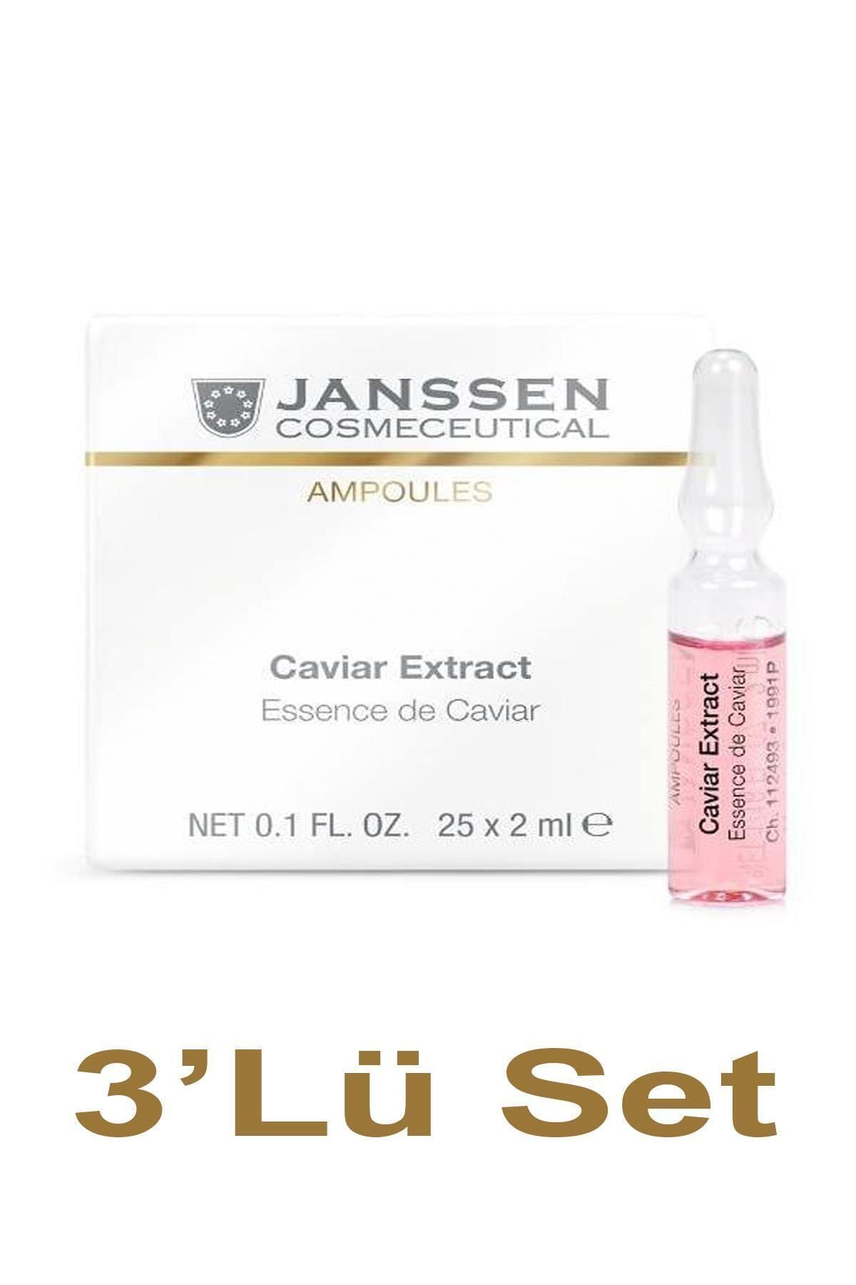 Janssen Cosmetics Janssen Kozmetik Ampul Caviar Extract 2 Ml X3 Adet