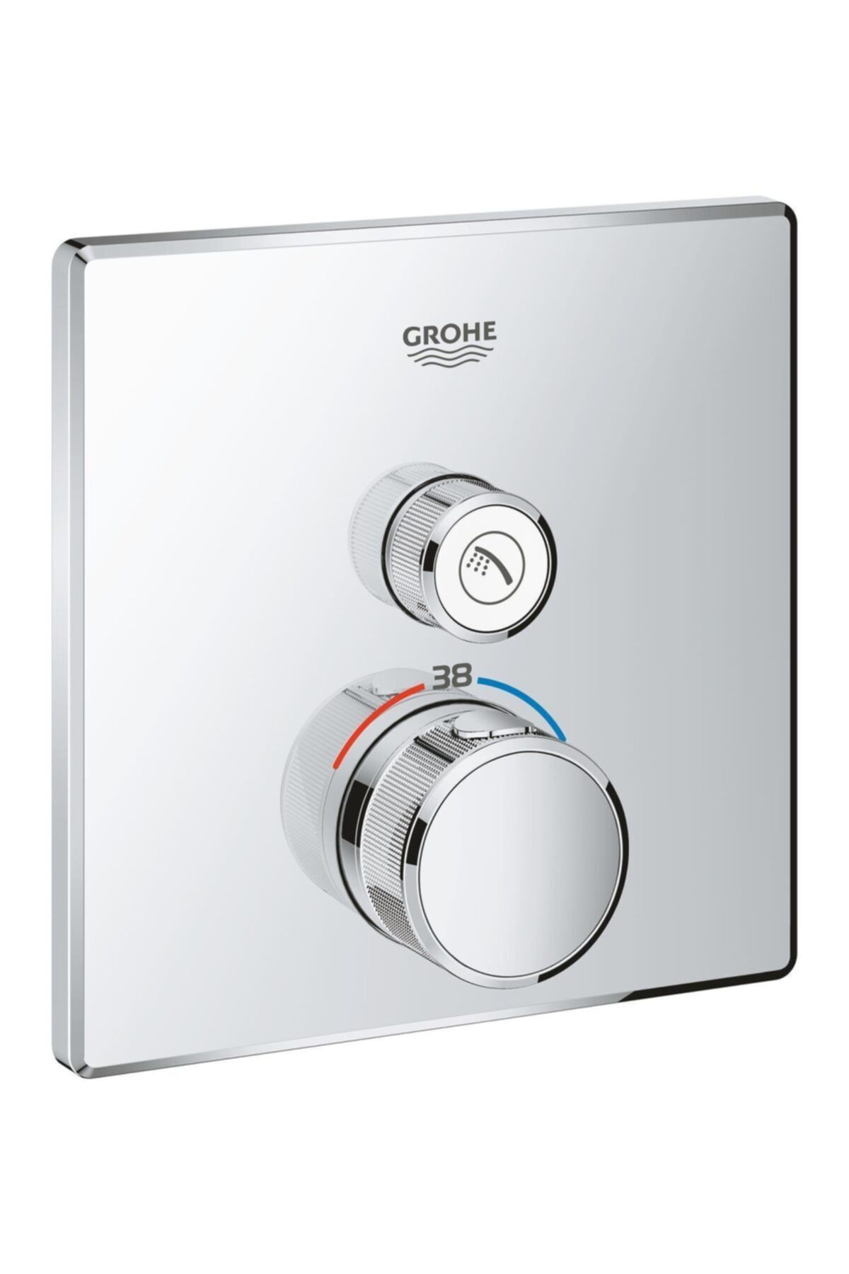 Grohe Grohtherm Smartcontrol Tek Valfli Akış Kontrollü, Ankastre Termostatik Duş Bataryası (29123000
