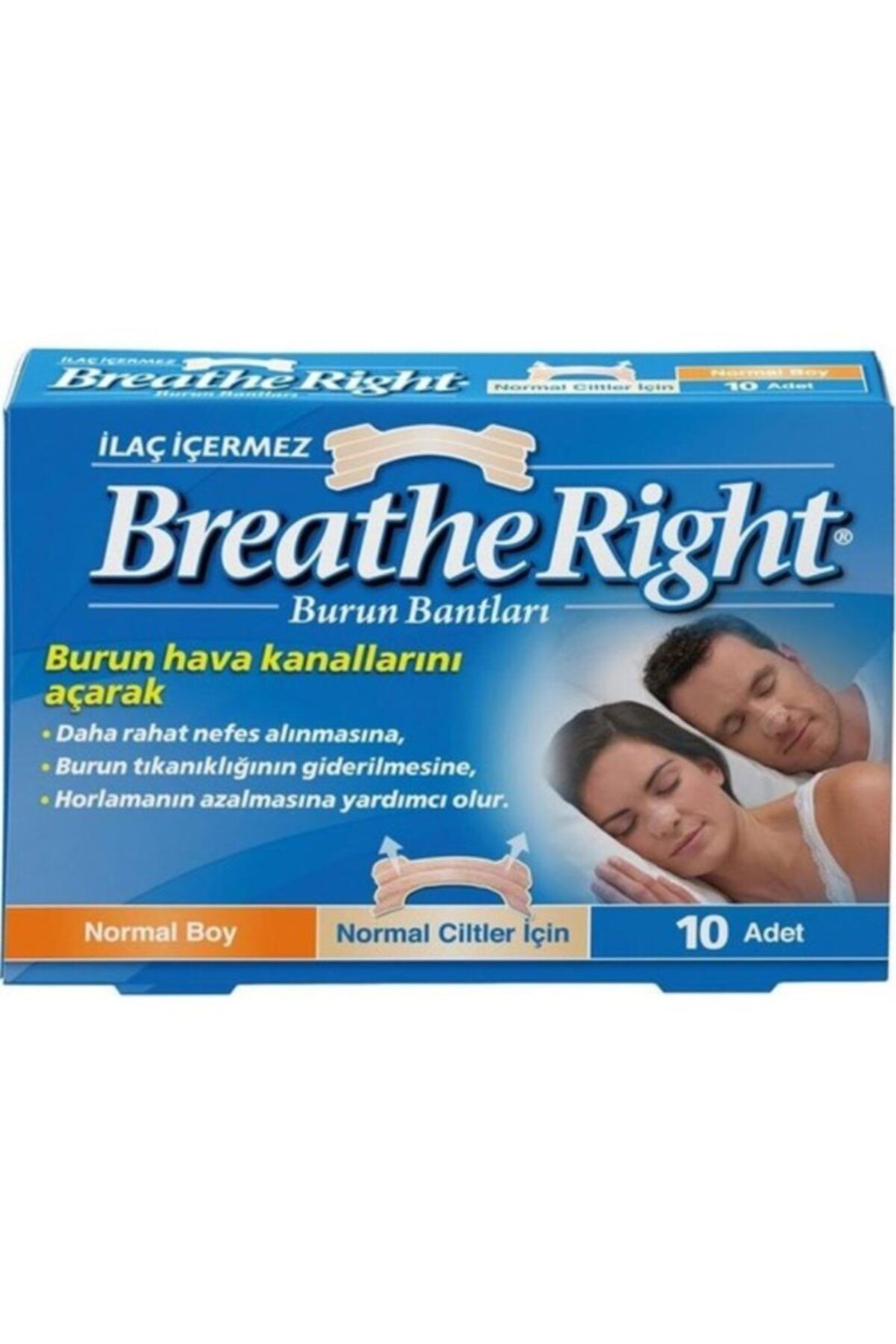 Breathe Right Burun Bandı Klasik 10 Adet 0757145006007