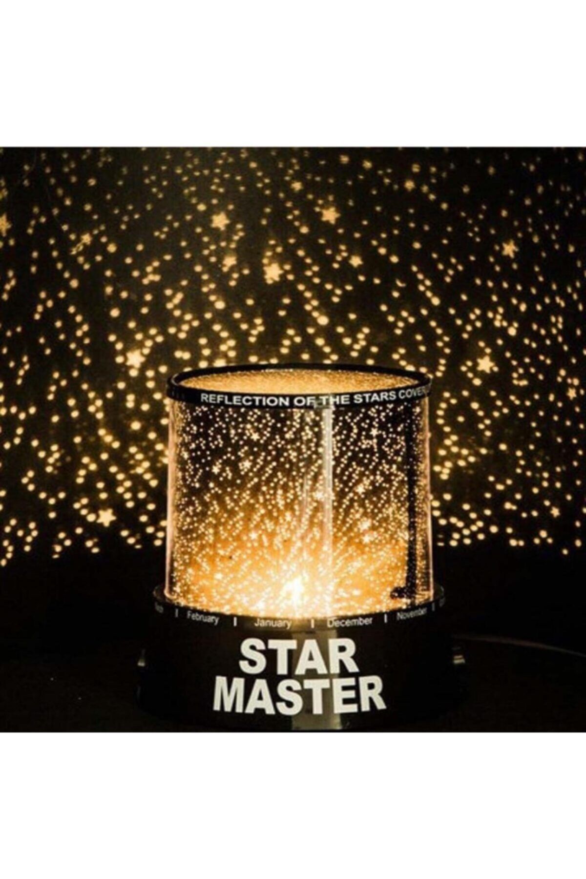 For Prime Star Master Pilli Projeksiyonlu Led Yıldızlı Renkli Gece Lambası