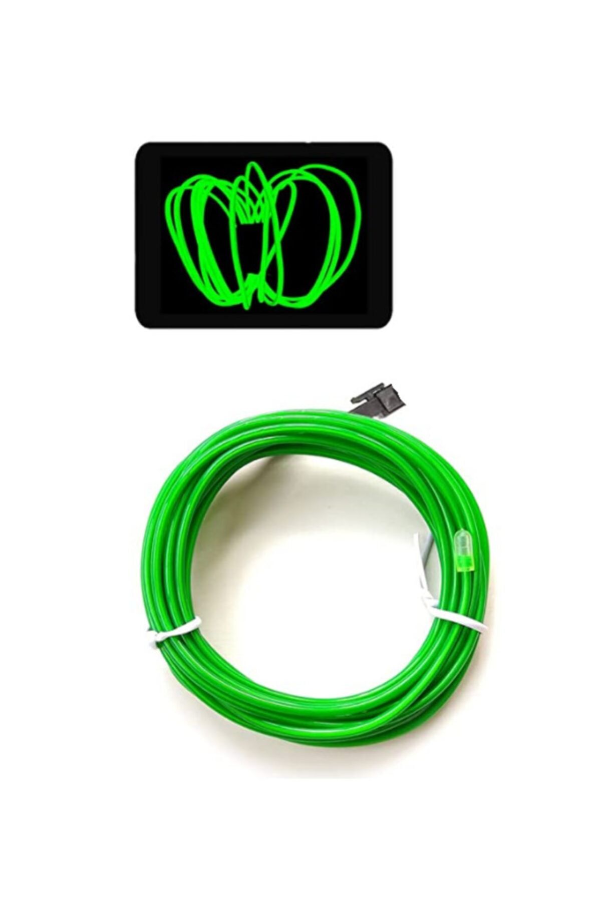 FEMEX 3 Metre Ip Neon Led Torpido Kapı Fitili Yeşil (sadece Ip Led Gönderilir)