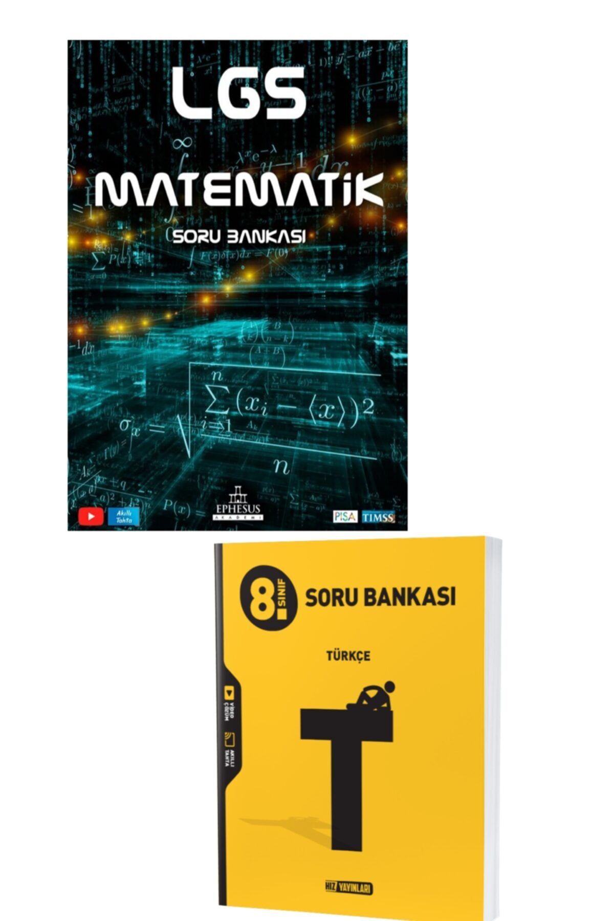Ephesus Yayınları 8.sınıf Matematik Ve Hız Yayınları 8.sınıf Türkçe Soru Bankası Seti