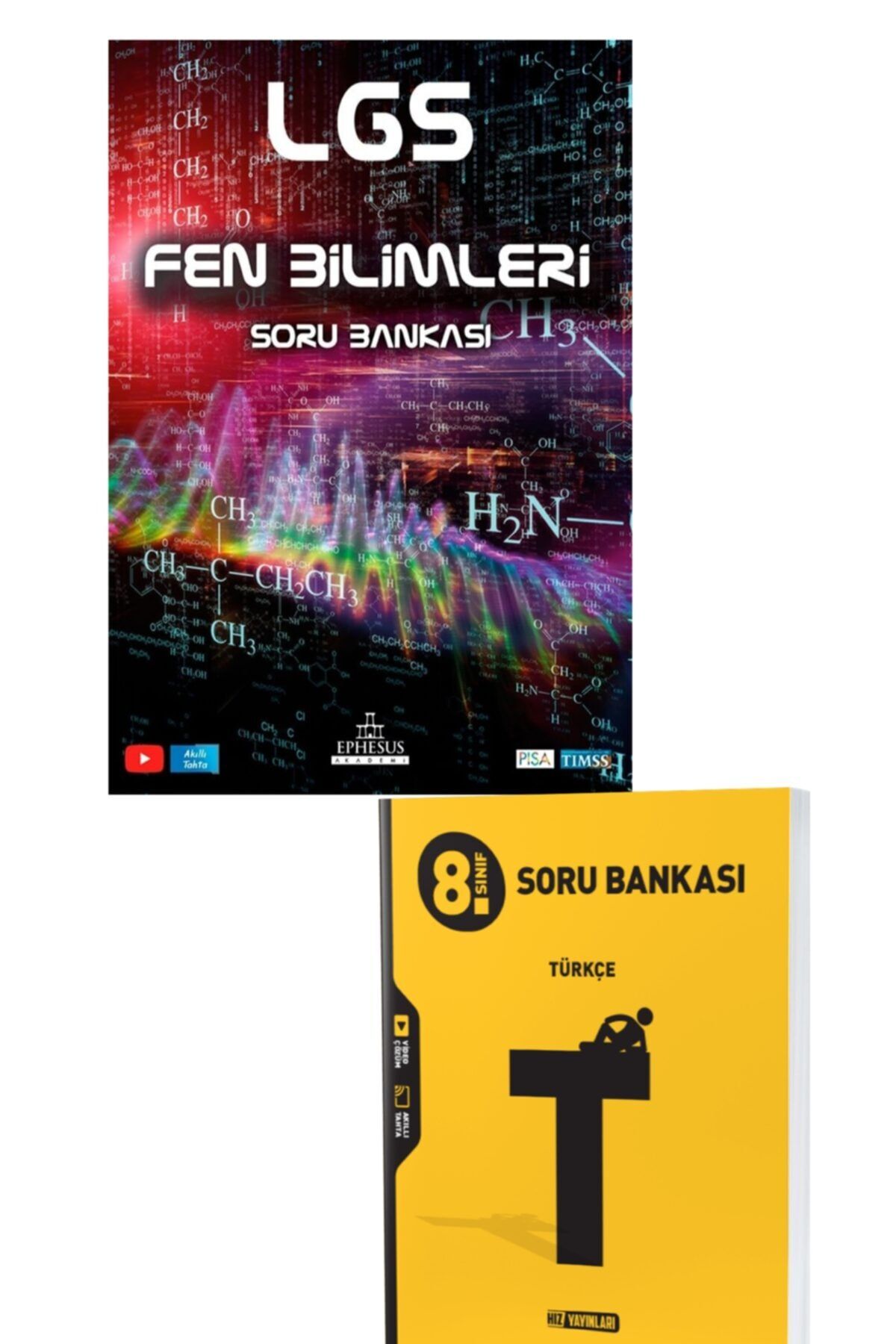 Ephesus Yayınları 8.sınıf Lgs Fen Bilimleri Ve Hız Yayınları 8.sınıf Türkçe Soru Bankası Seti