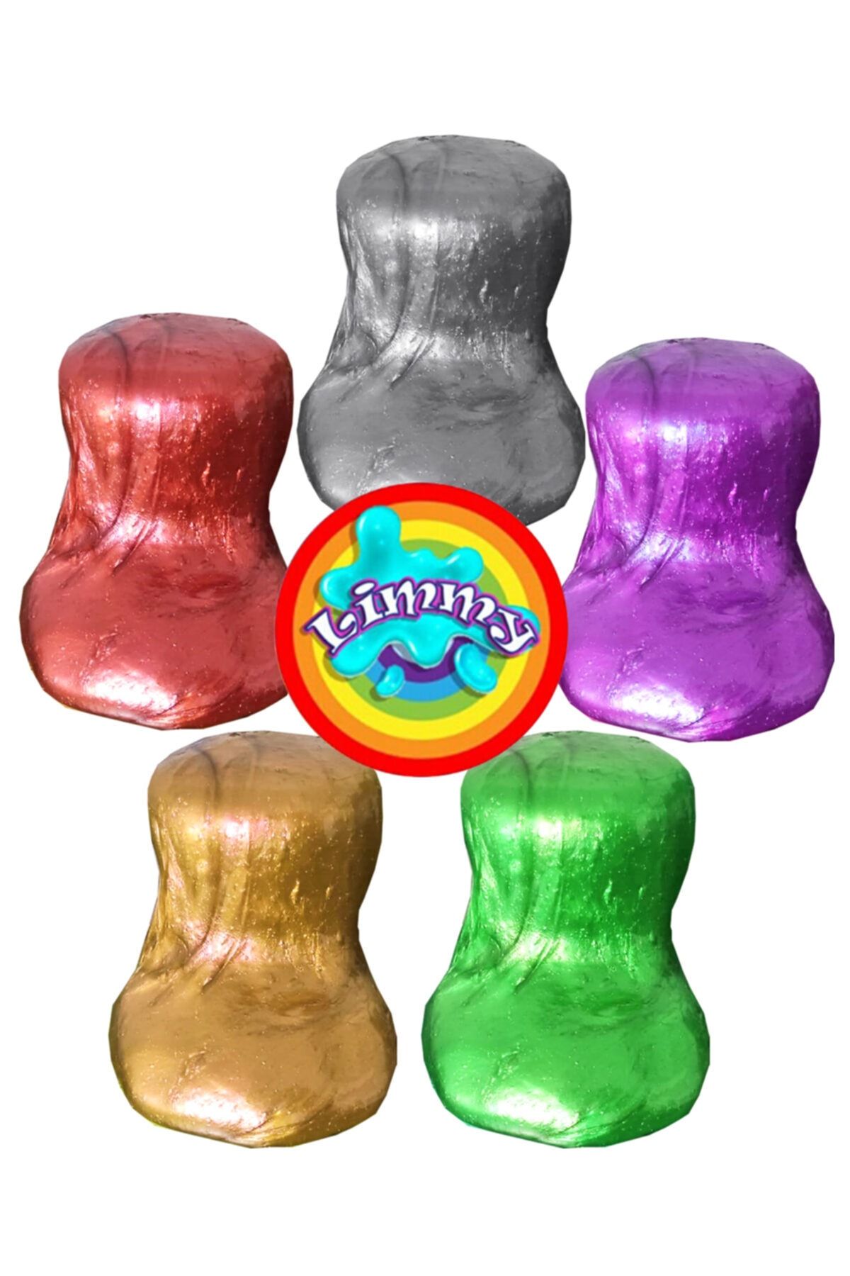 Limmy Slime Oyun Jeli Renkli Polymer Slime Eğitici Oyun Seti - 3 Adet