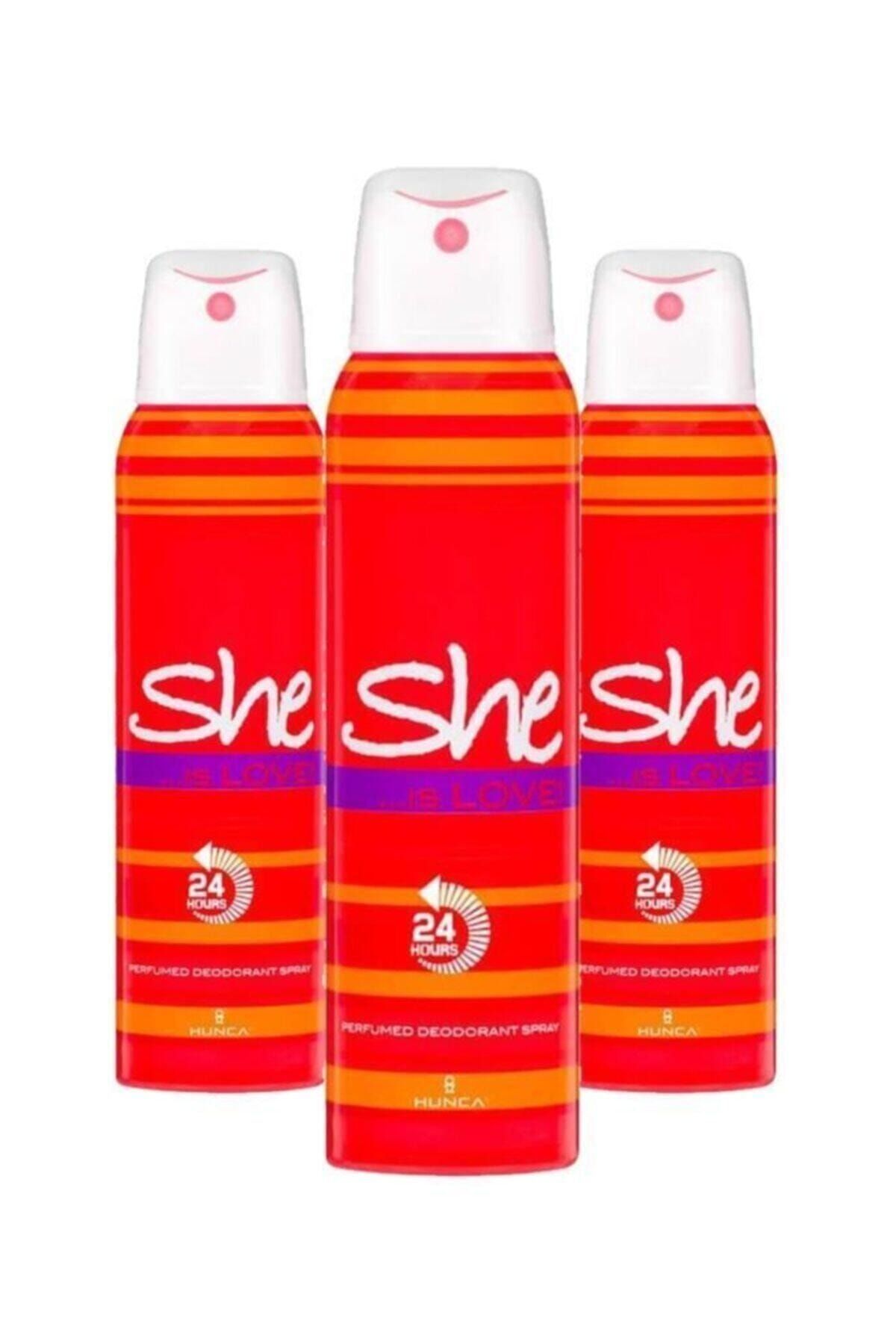 She Love Bayan Deodorant 150 Ml X3