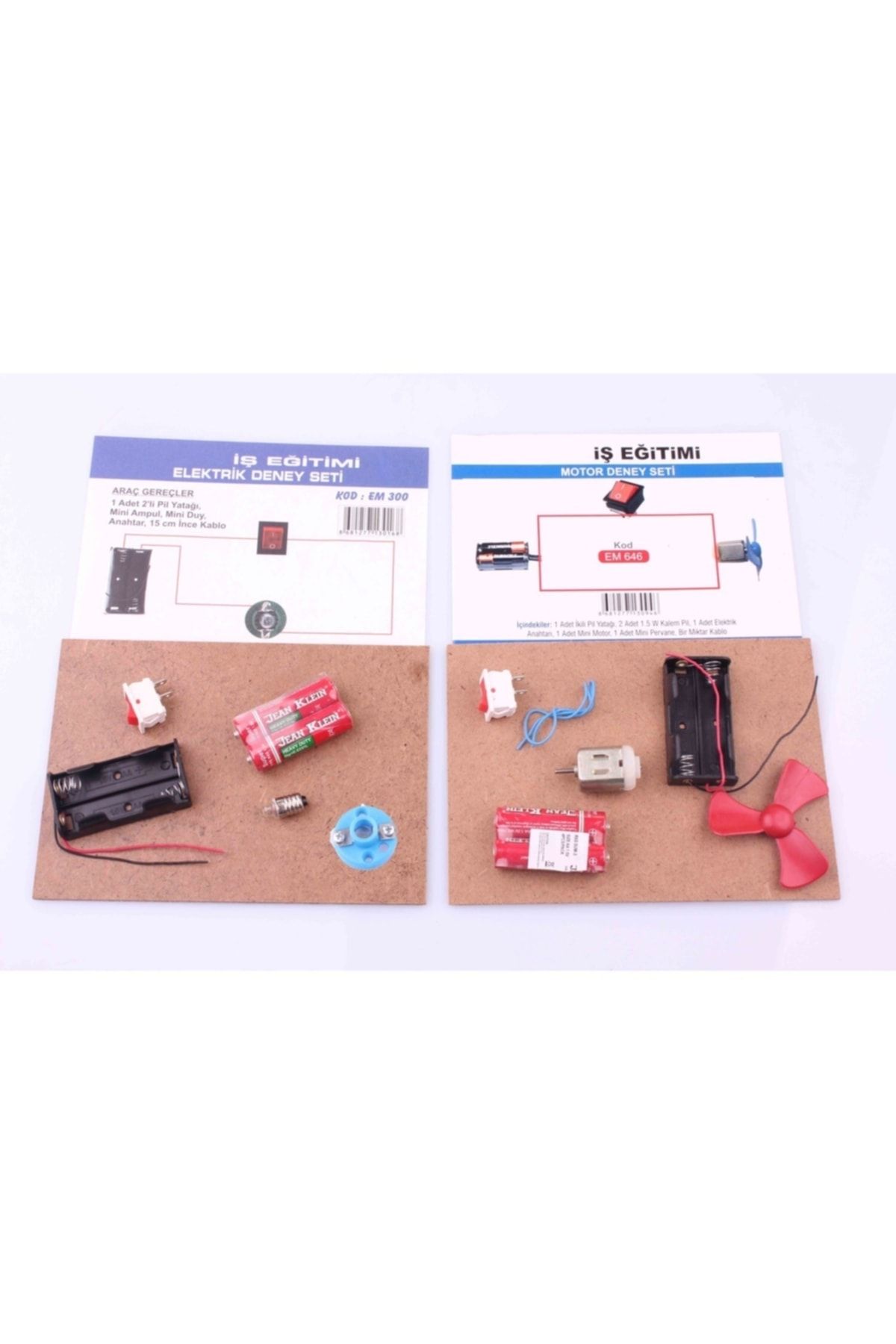 Genel Markalar Eğitici Elektrik Ve Motor Deney Seti Oyuncak Yapalım Setleri - 2'li Paket