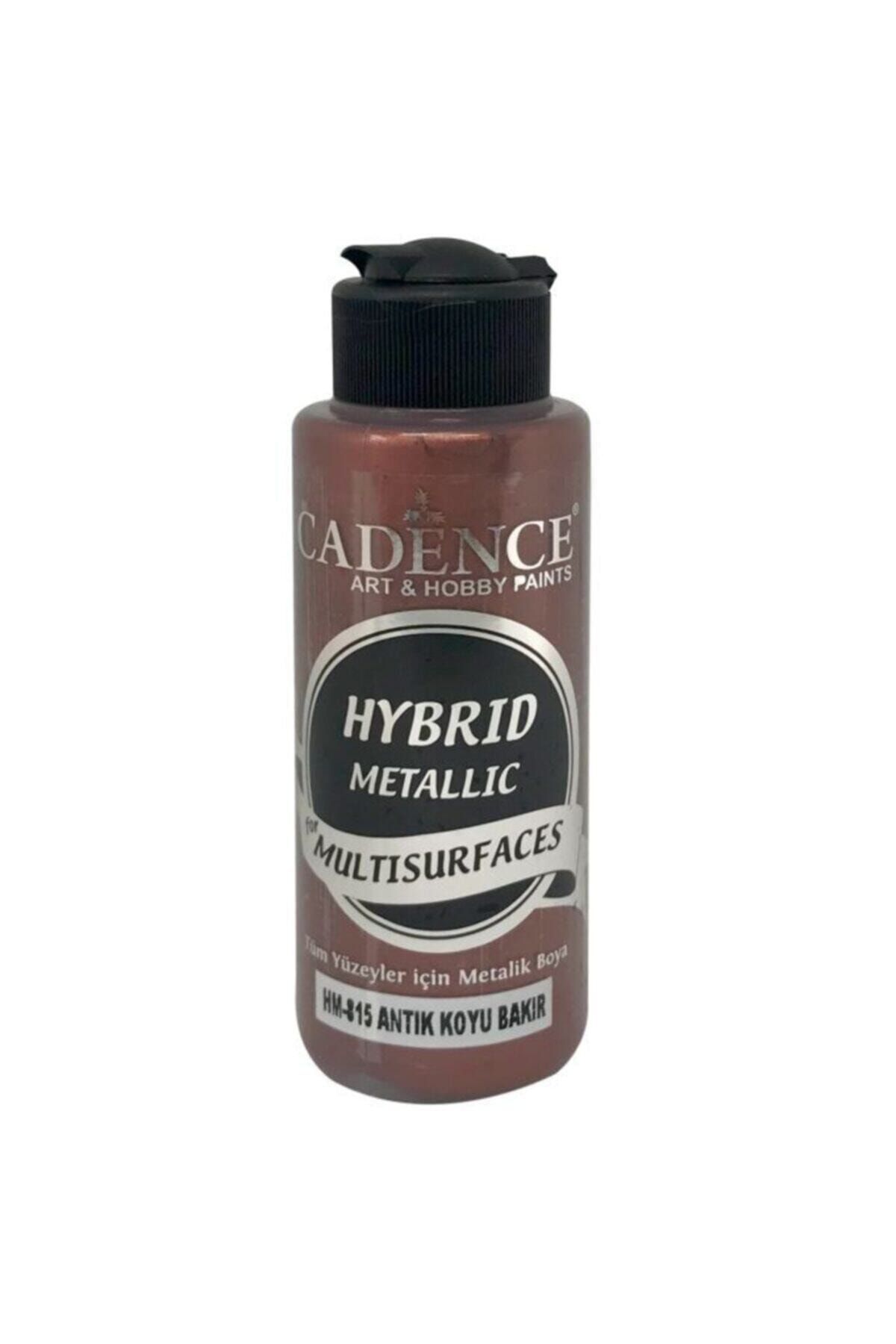 Cadence Hybrid Multisurface Metalik Boya 120 ml. Hm-815 Antik Koyu Bakır