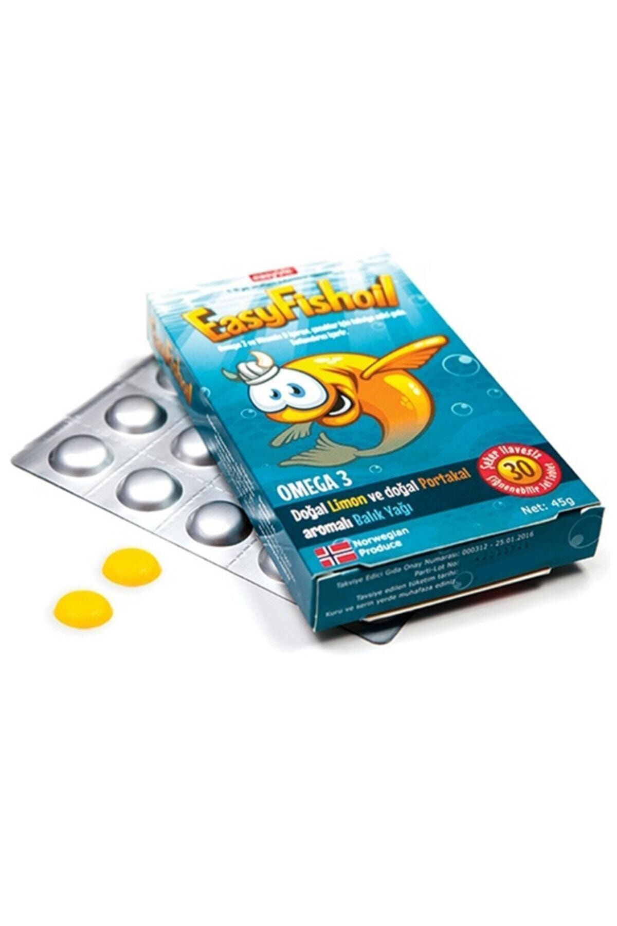 Easy Fishoil Easy Fish Oil 2 18 Yaş Arası Çocuklar Için Balık Yağı 30 Tablet