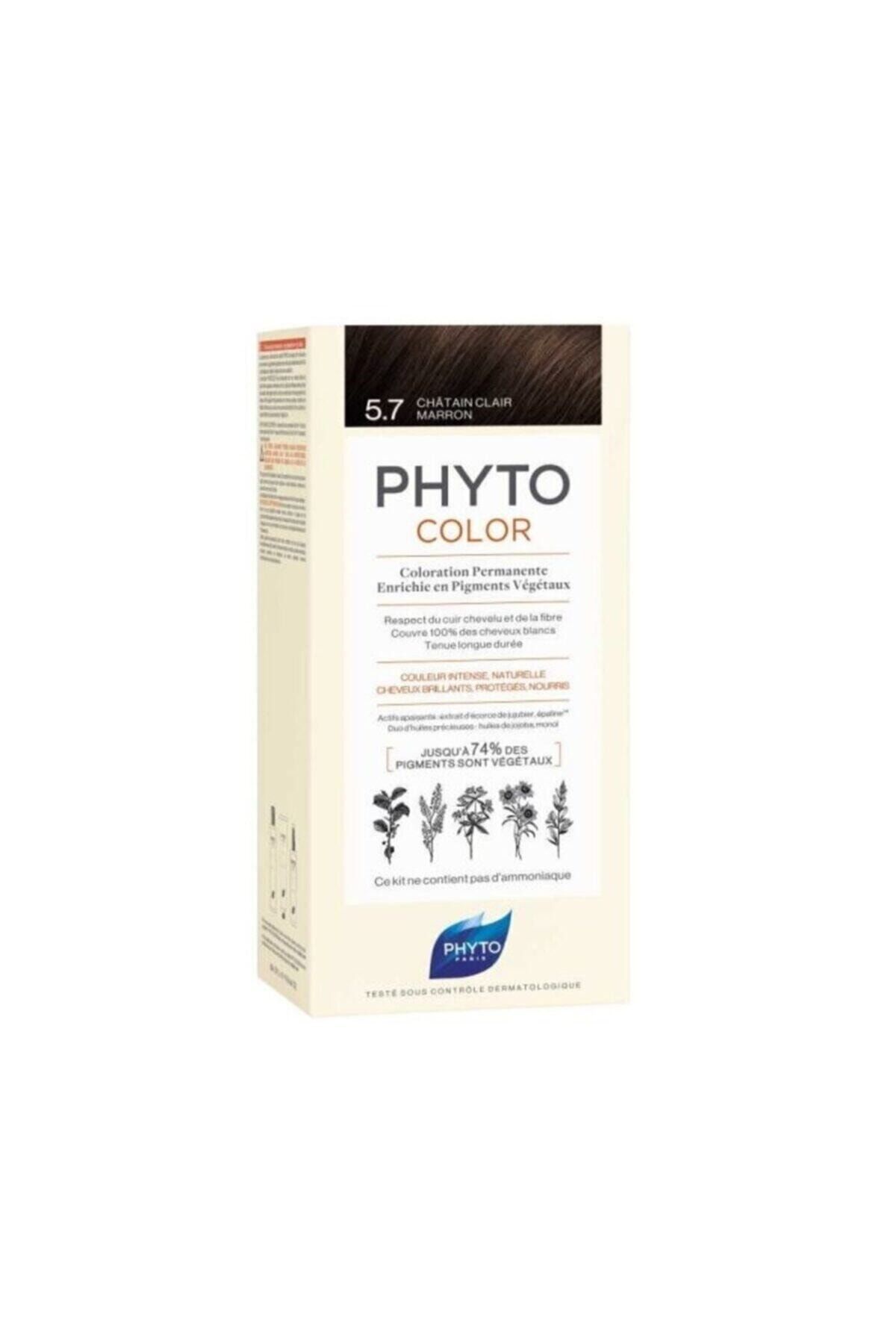 Phyto Color 5.7 Açık Kestane Bakır (Kahve Tonlar)