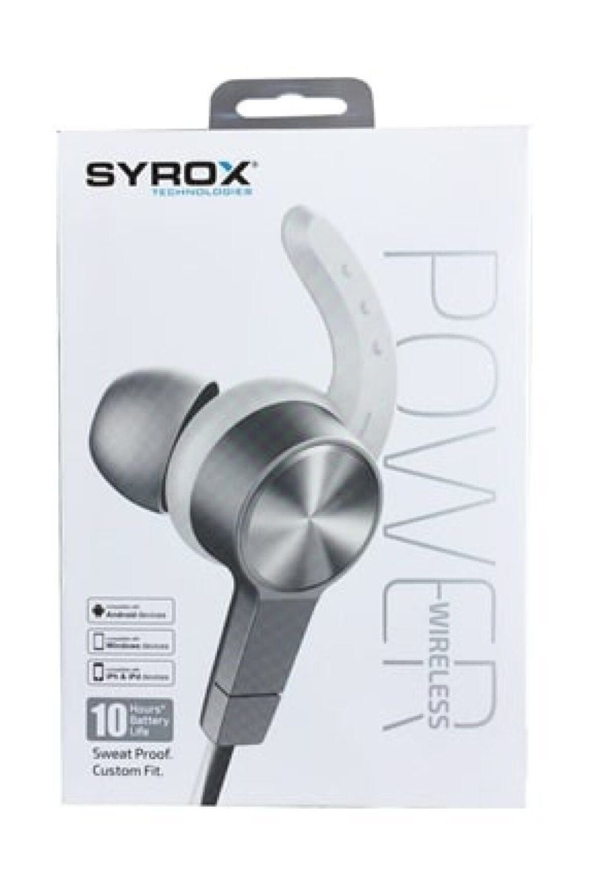 Syrox Bluetooth'lu Mıknatıslı Kulak Içi Spor Kulaklık Çift Bataryalı