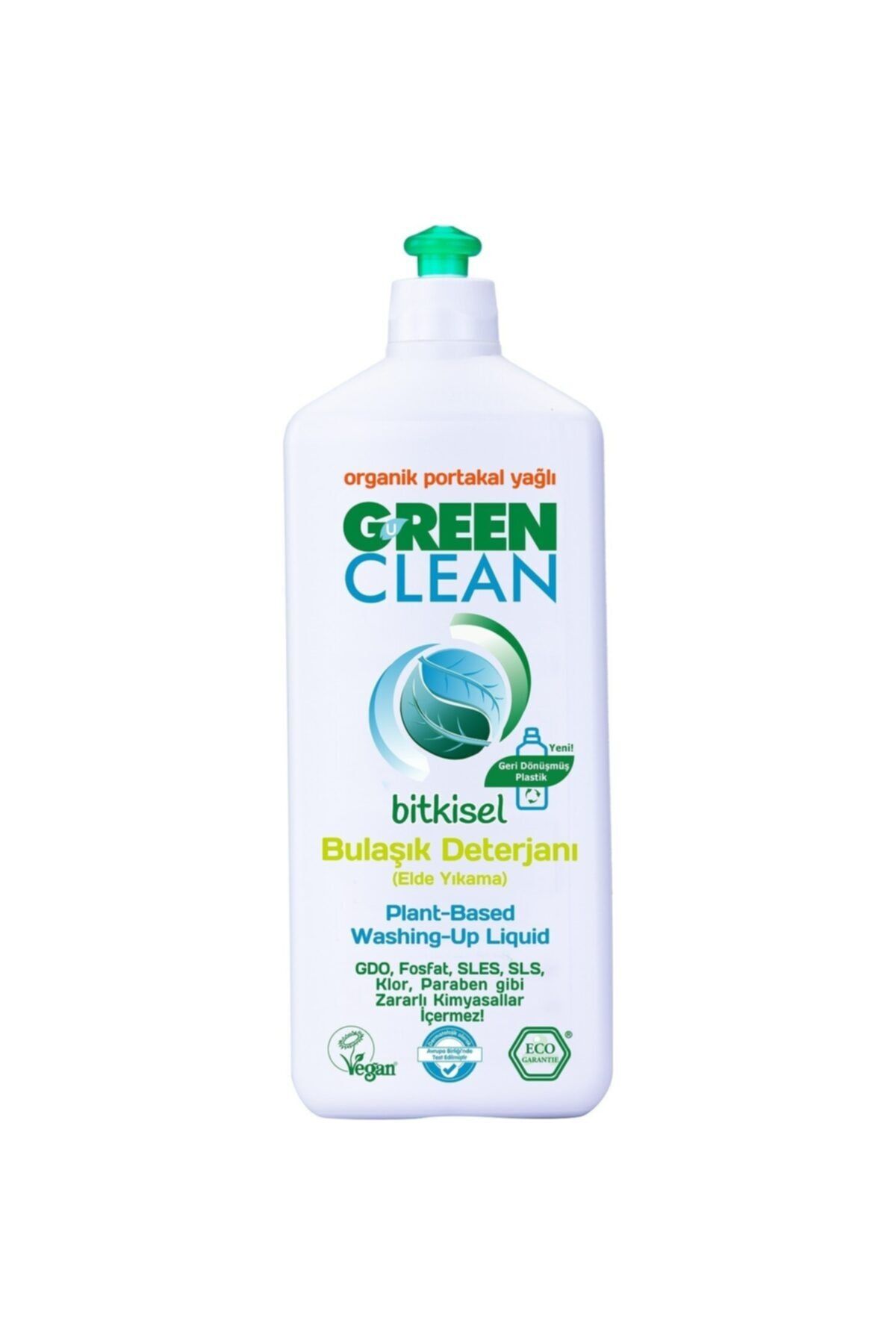 Green Clean U Organik Portakal Yağlı Bulaşık Deterjanı 730 Ml