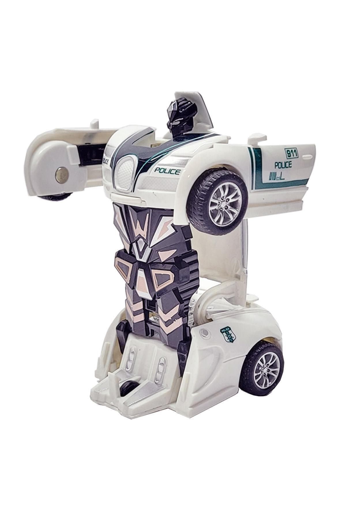 TURKAFONE Otobot Polis Bugatti Transformers Robot Araba