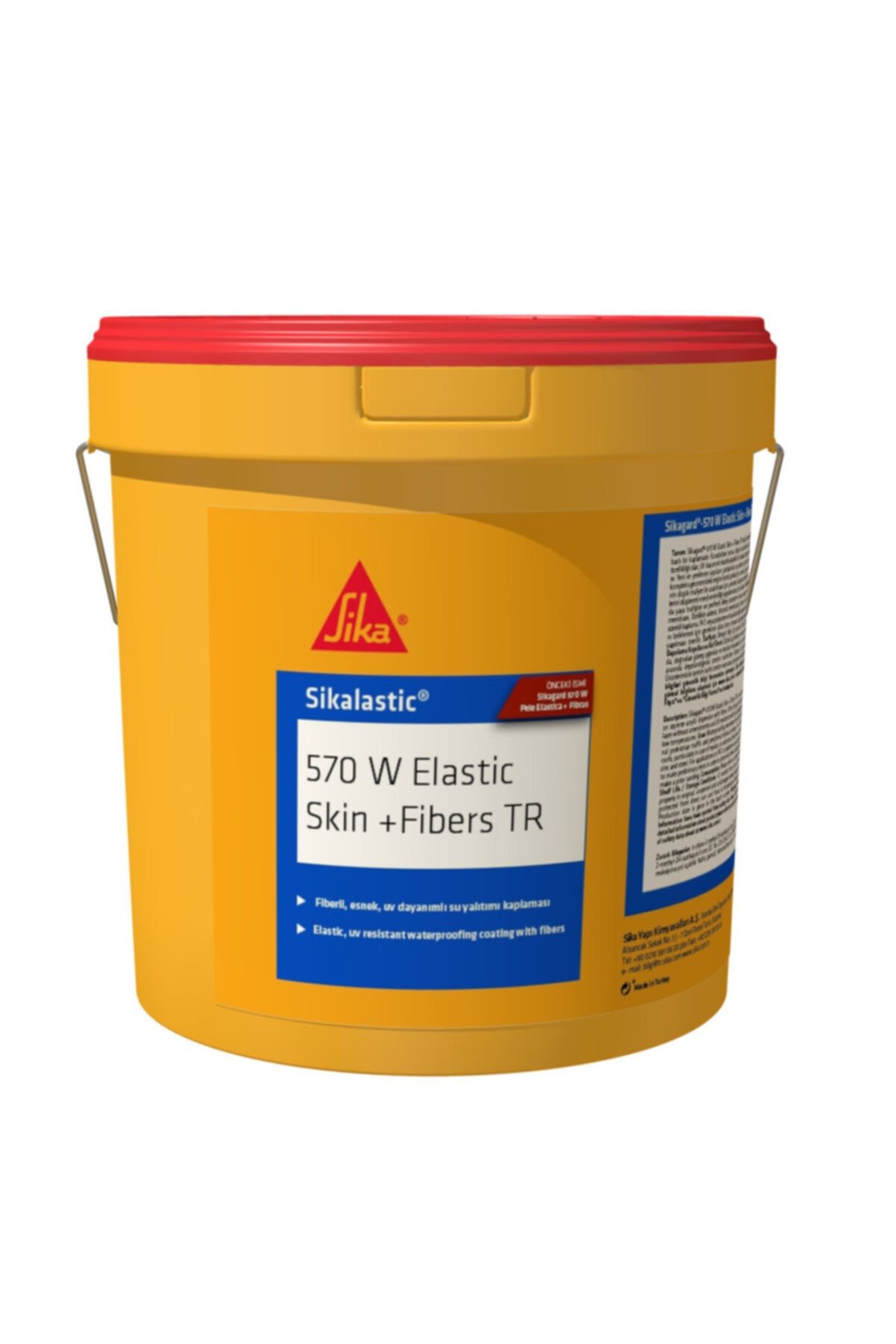 Sika Gard - 570w Elastic Skin (pele) + Fibers (20 Kg)