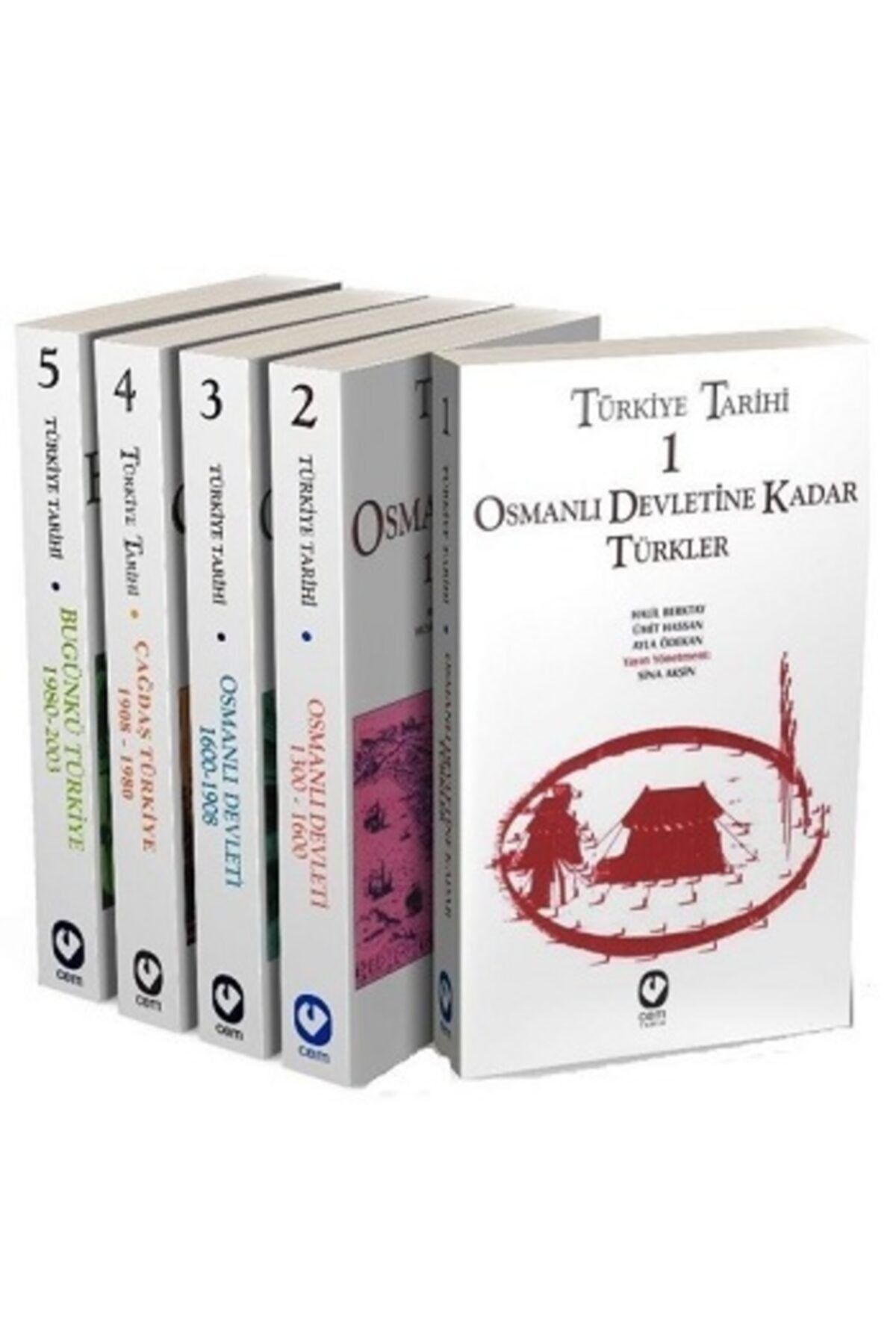 Genel Markalar Türkiye Tarihi Seti (5 Kitap Takım) kitabı - Cem Yayınevi Kolektif - Cem Yayınevi