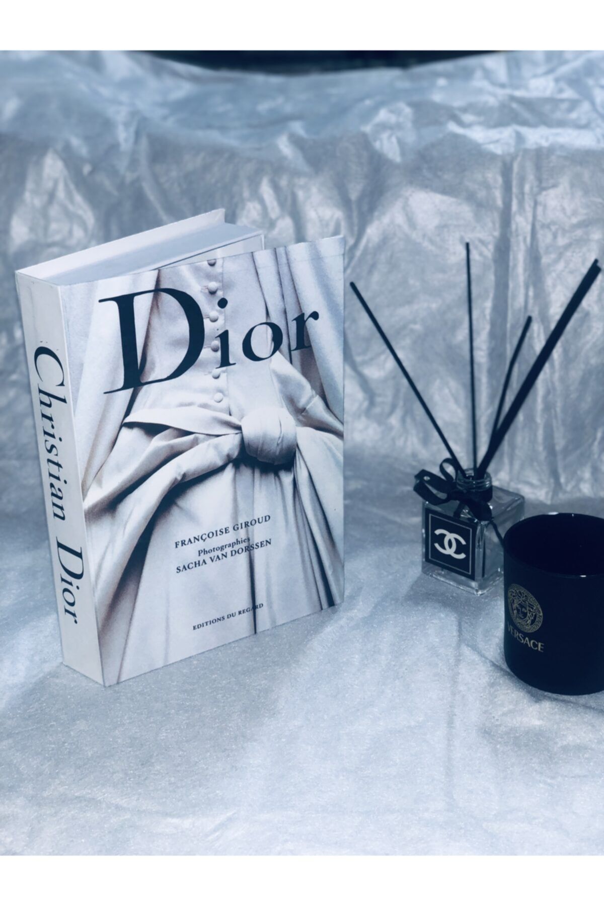 Yedi Home&Decor Dior Gelinlik Dekoratif Kitap Kutu 27x19x4 - 8009