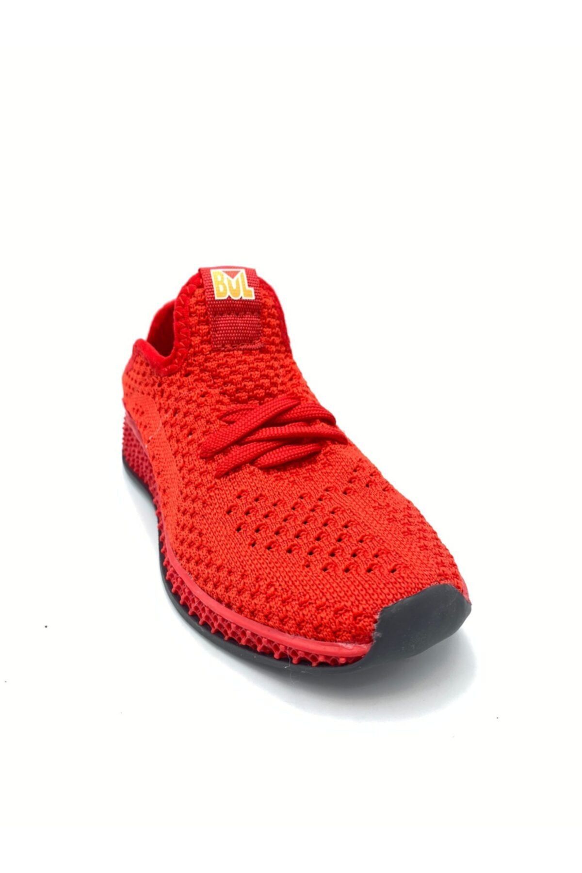 Bulldozer Kırmızı - Çocuk Günlük Bez Spor Ayakkabı
