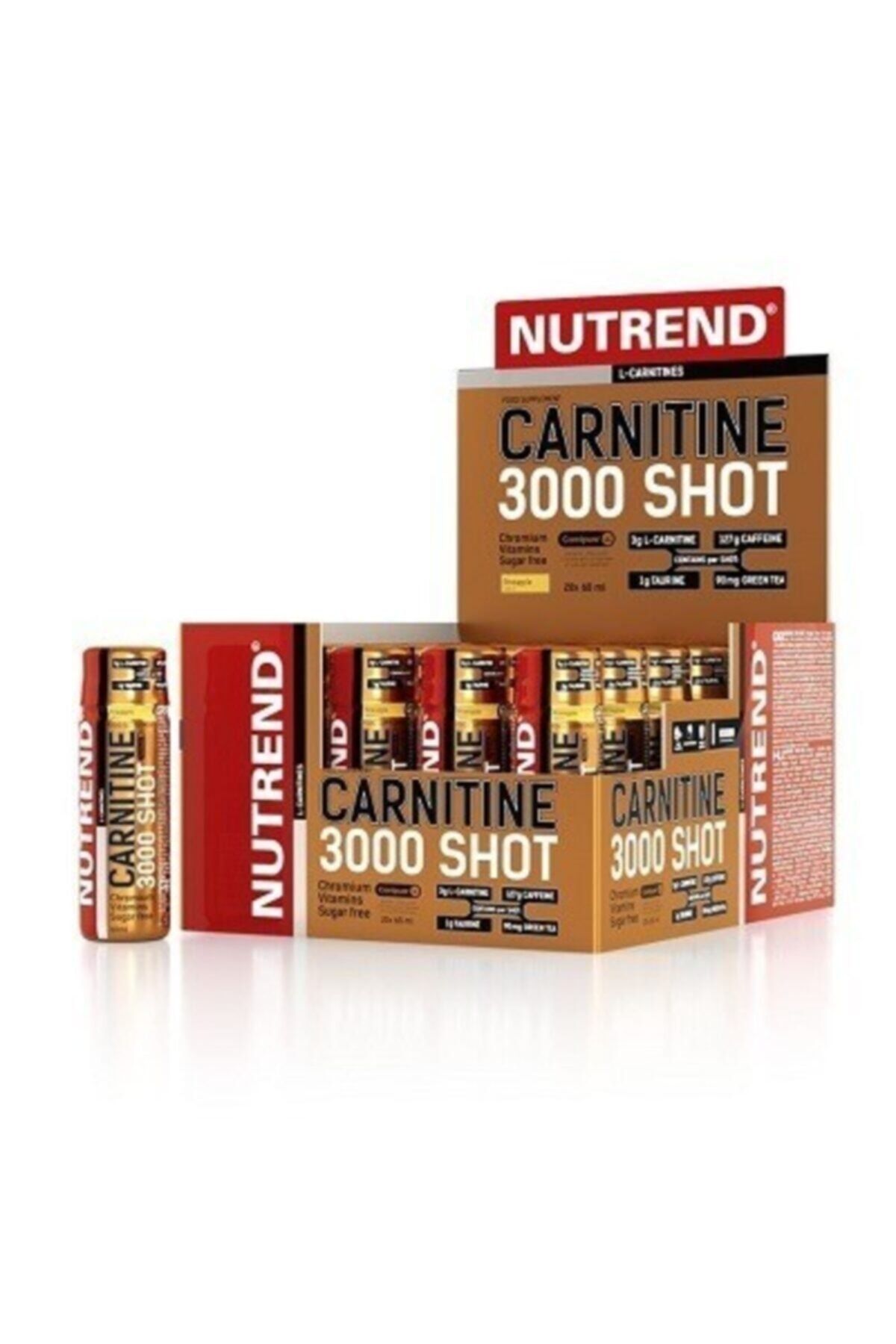 Nutrend L-carnitine Shot 3000 Mg 20 Ampül Sıvı Karnitin Portakal