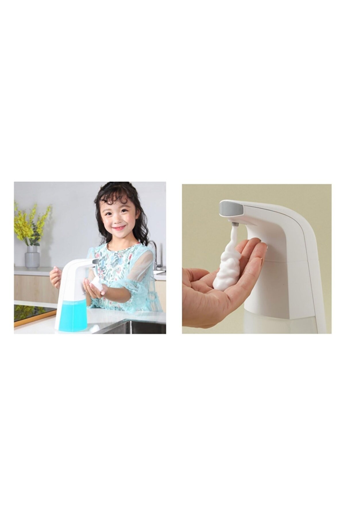 Genel Markalar Otomatik Sensörlü ve Usb Şarjlı Sıvı Sabunluk Köpük Verici Modern - 300 ml