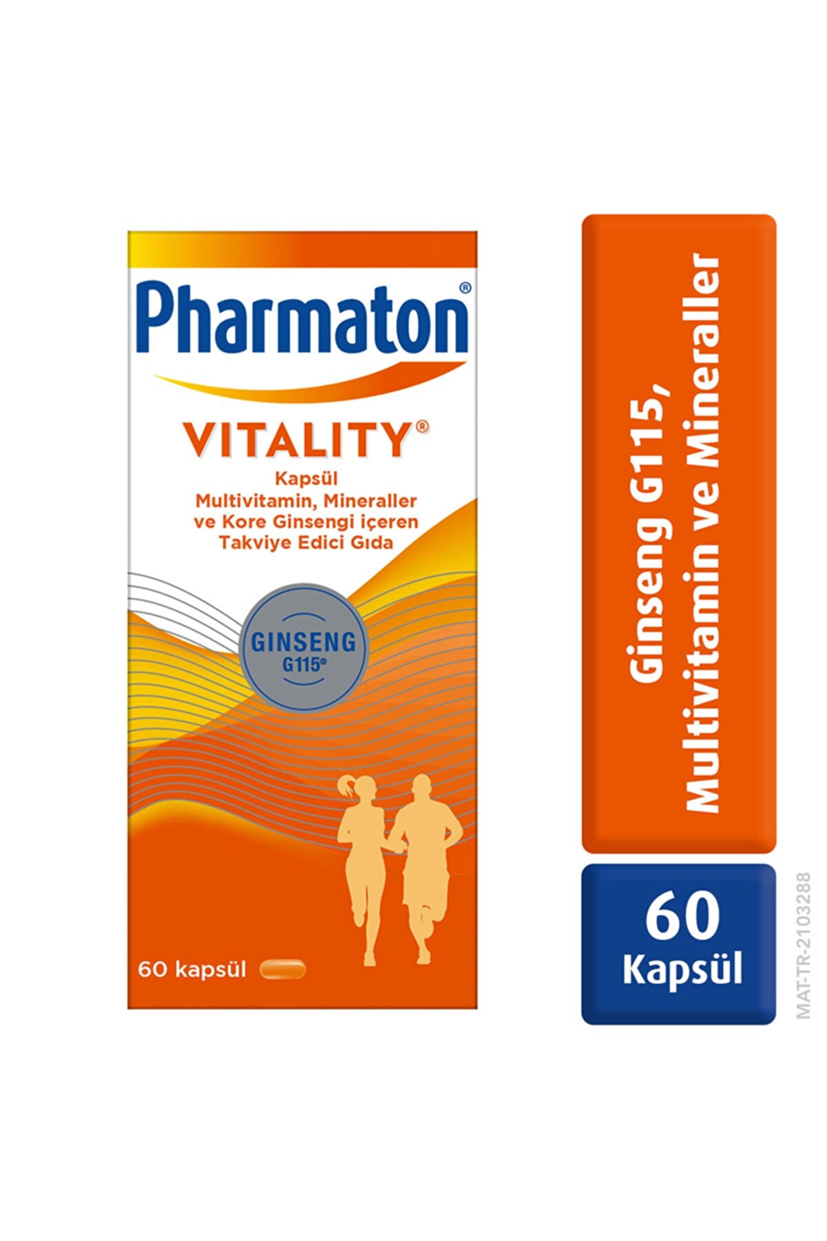 Pharmaton Vitality 60 Kapsül - Ginseng G115, Multivitamin ve Mineraller
